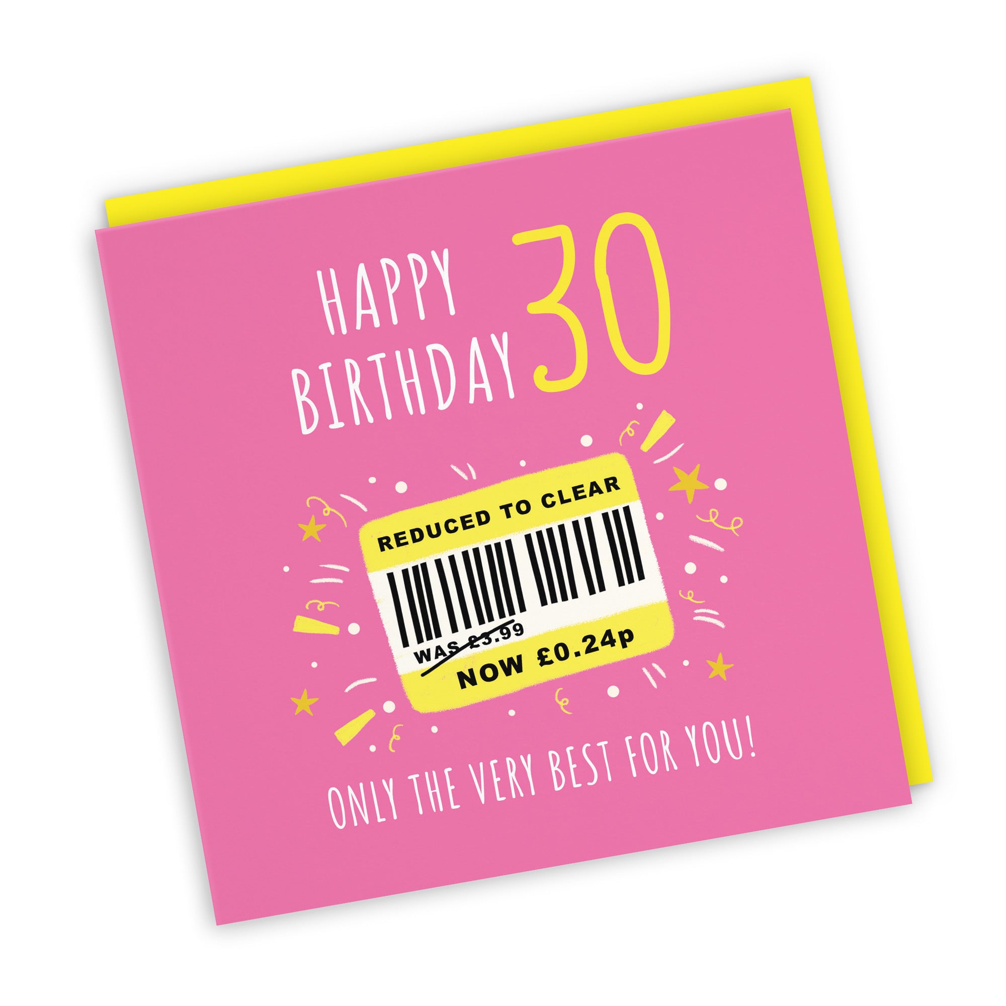 Women's 30th Birthday Card Reduced To Clear Moments - Default Title (BS00055)