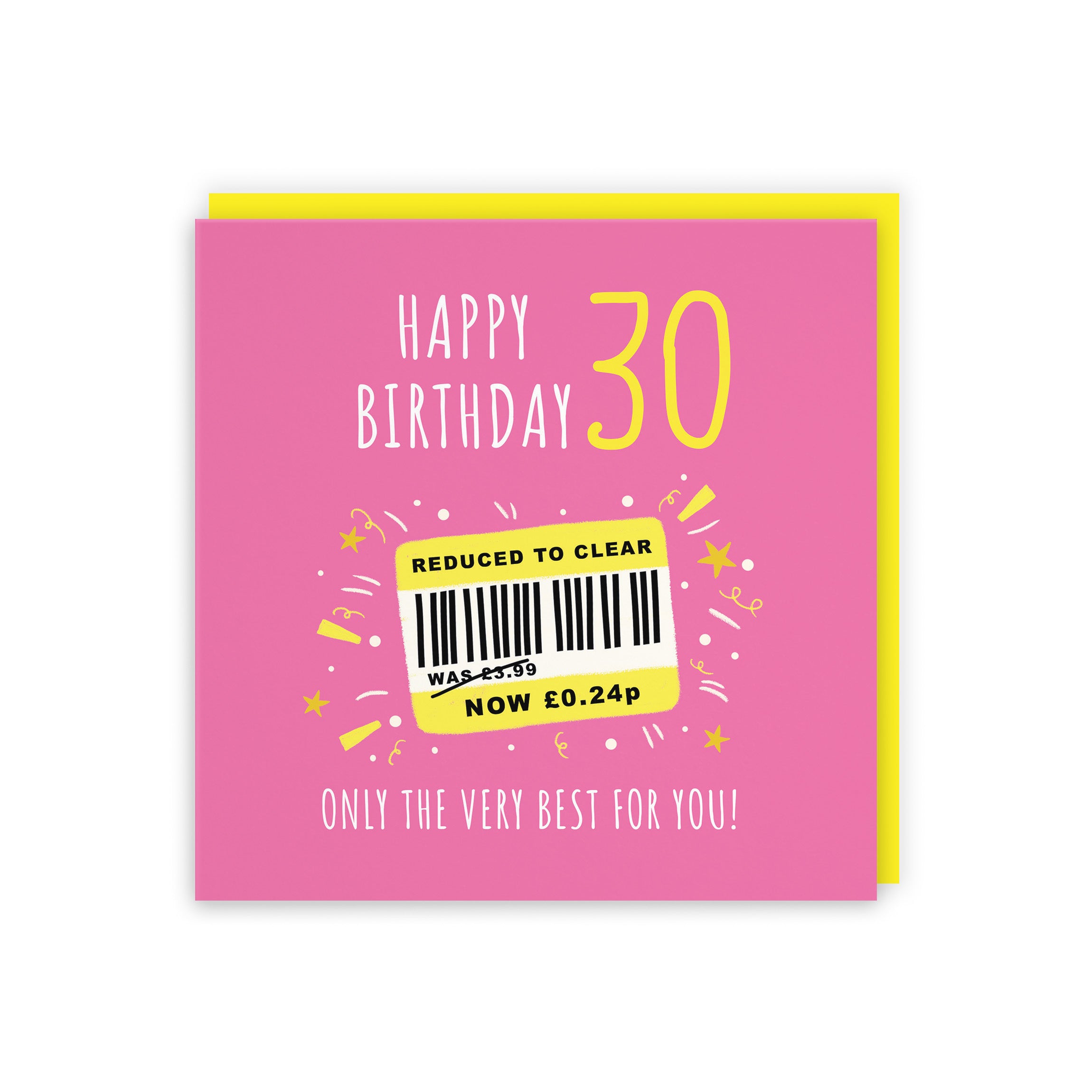 Women's 30th Birthday Card Reduced To Clear Moments - Default Title (BS00055)