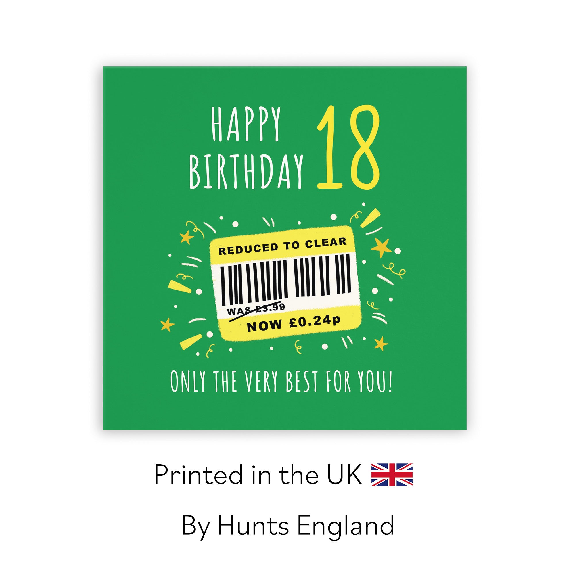 18th Birthday Card Reduced To Clear Moments - Default Title (BS00058)