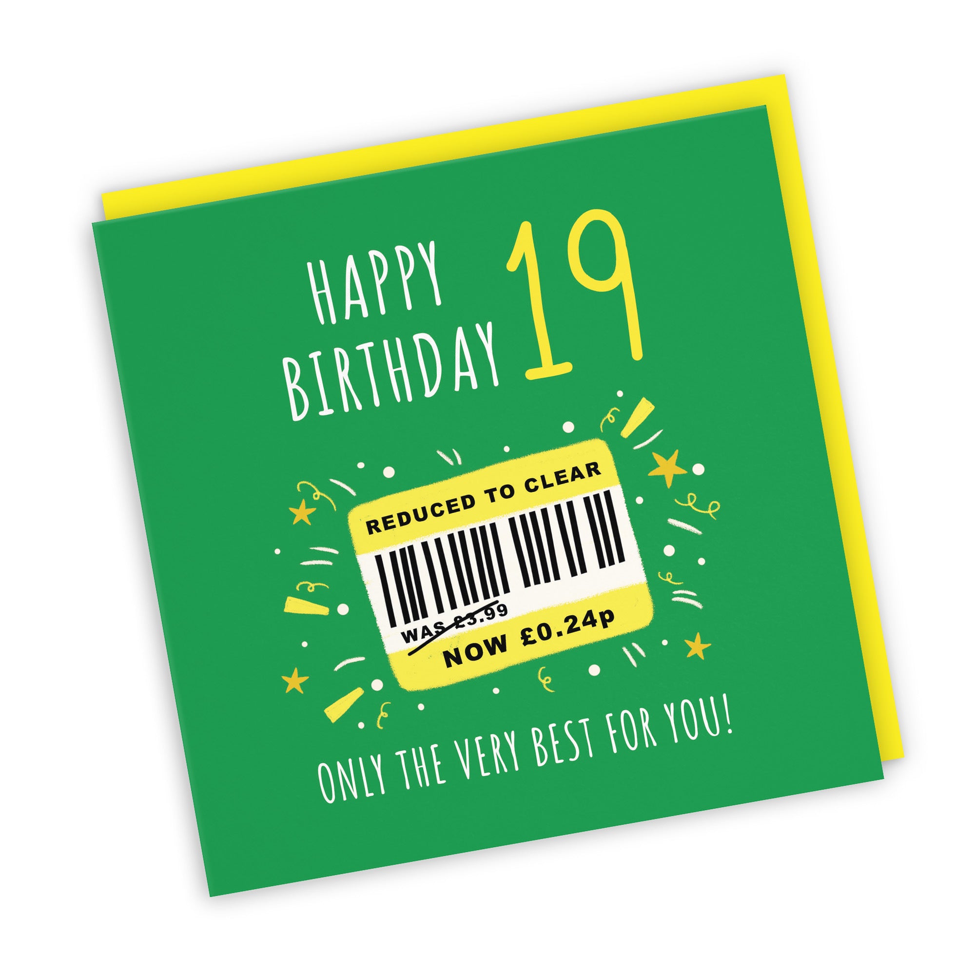 19th Birthday Card Reduced To Clear Moments - Default Title (BS00059)
