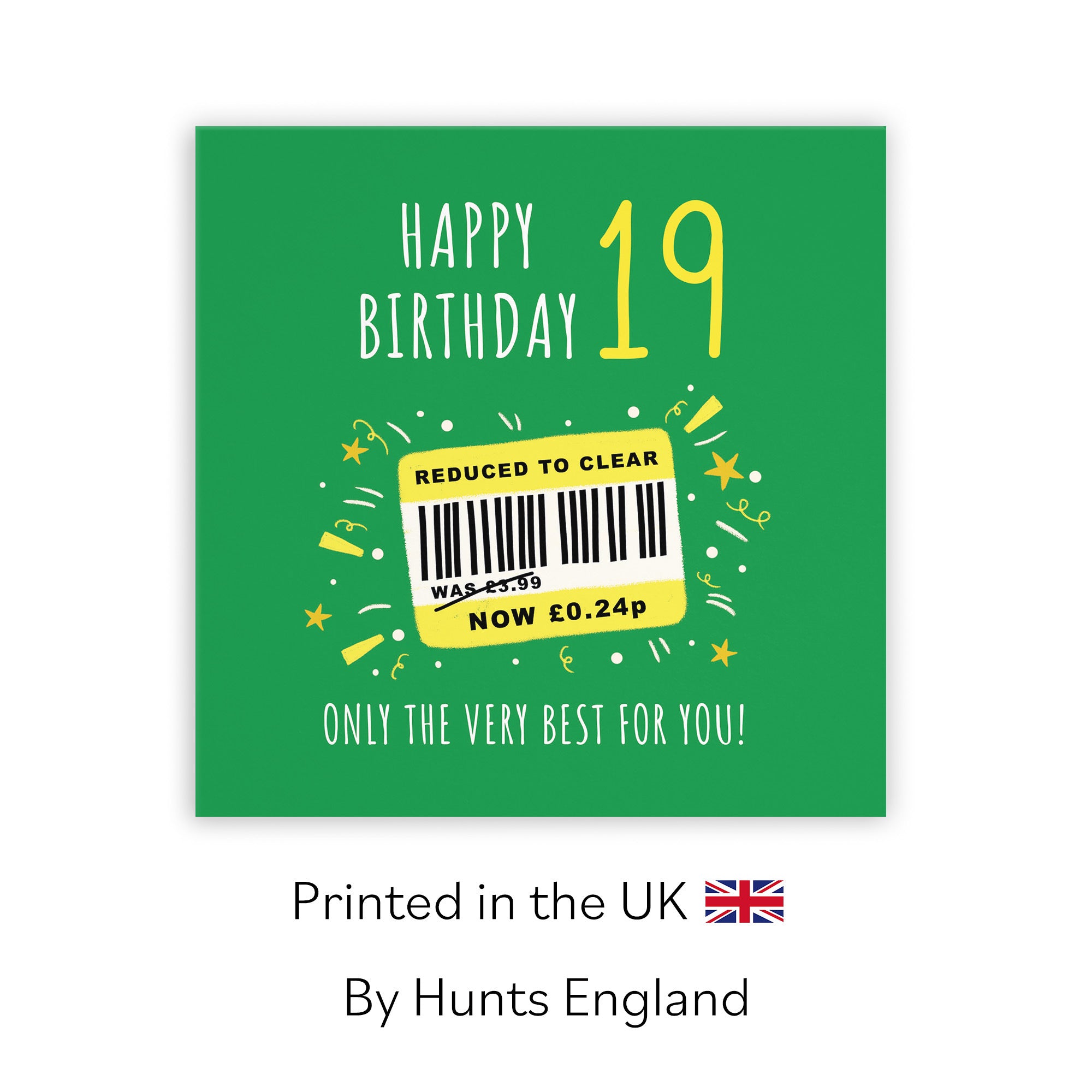 19th Birthday Card Reduced To Clear Moments - Default Title (BS00059)