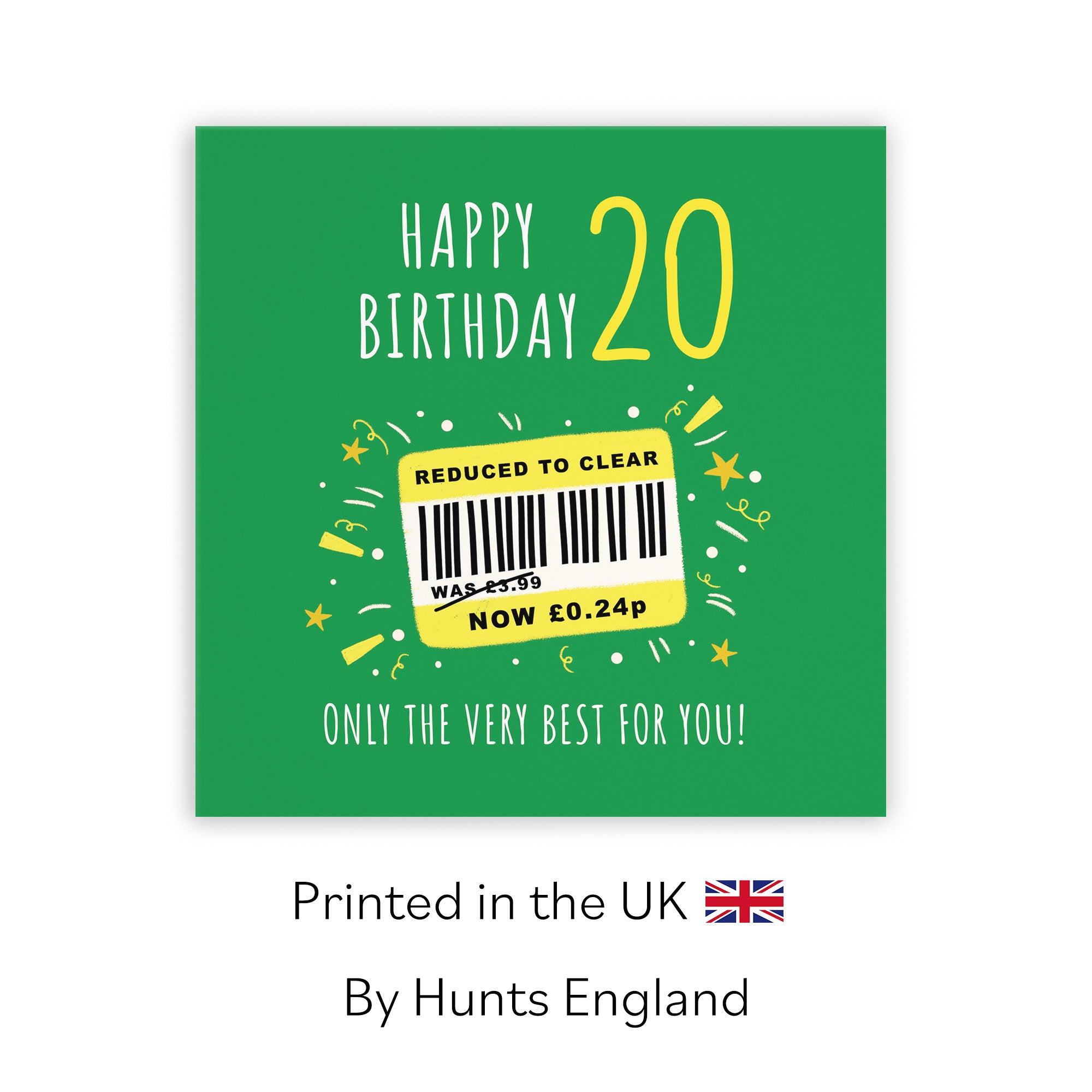 20th Birthday Card Reduced To Clear Moments - Default Title (BS00060)