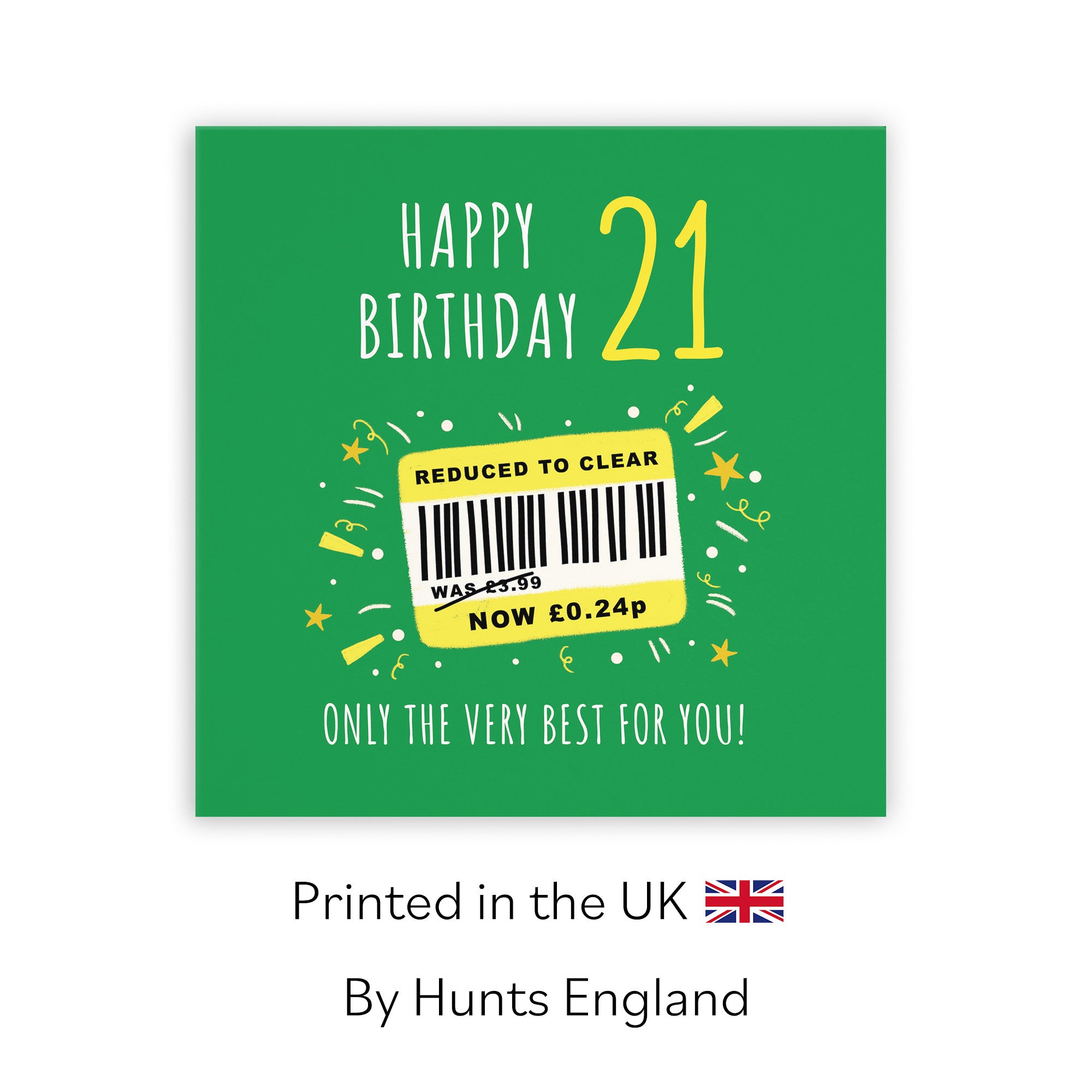 21st Birthday Card Reduced To Clear Moments - Default Title (BS00061)