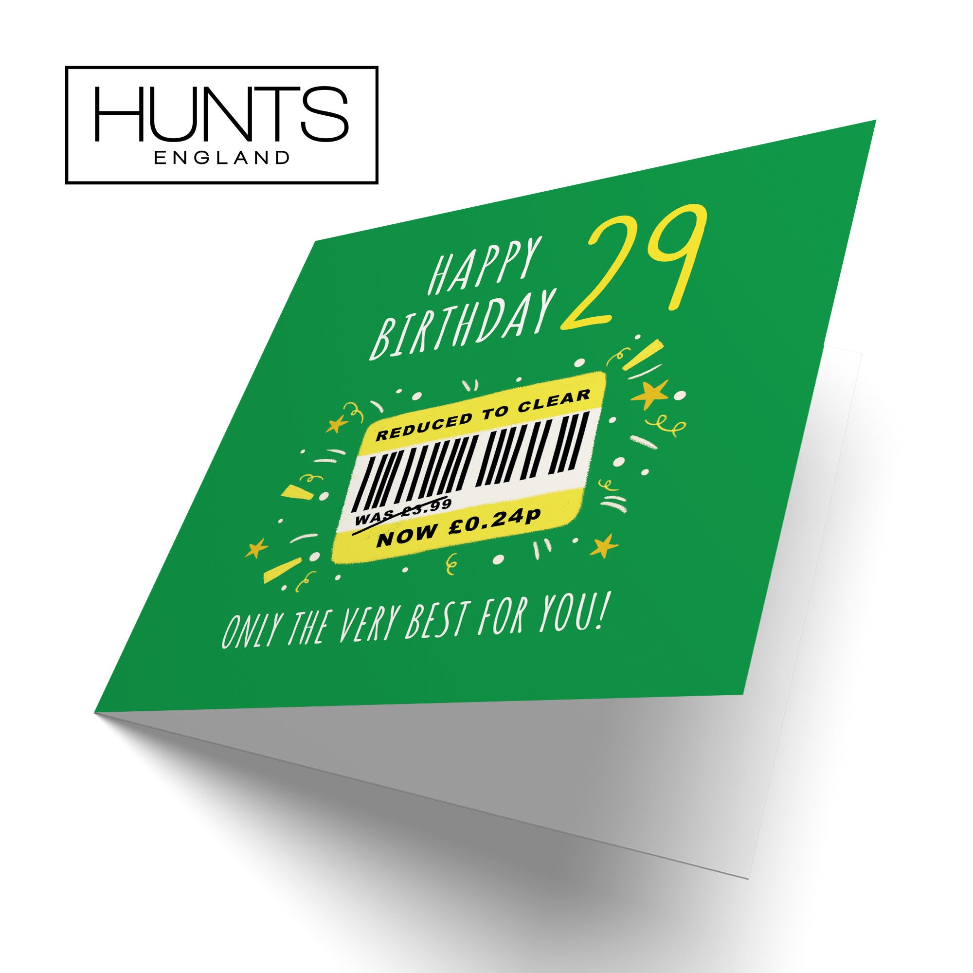 29th Birthday Card Reduced To Clear Moments - Default Title (BS00063)