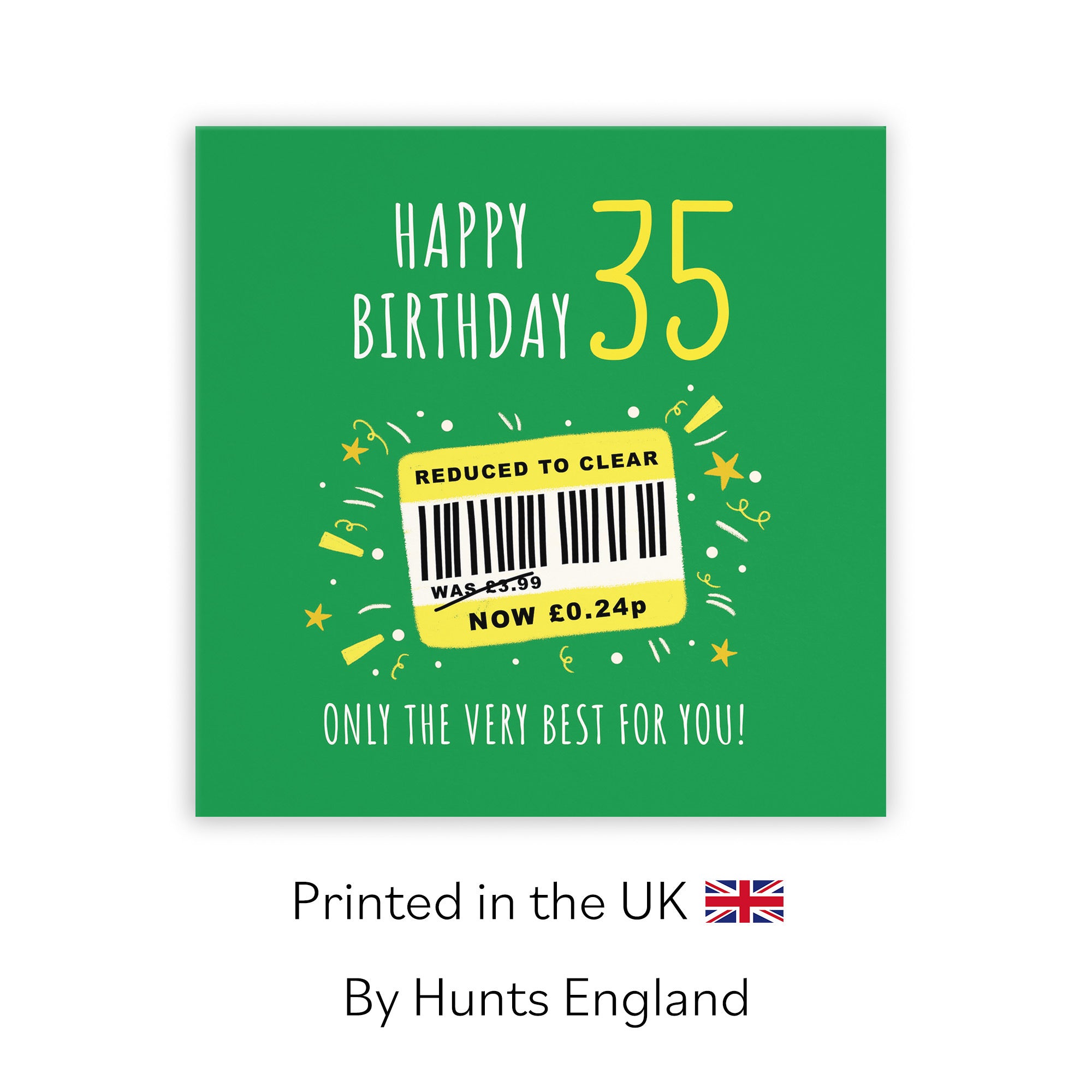 35th Birthday Card Reduced To Clear Moments - Default Title (BS00065)