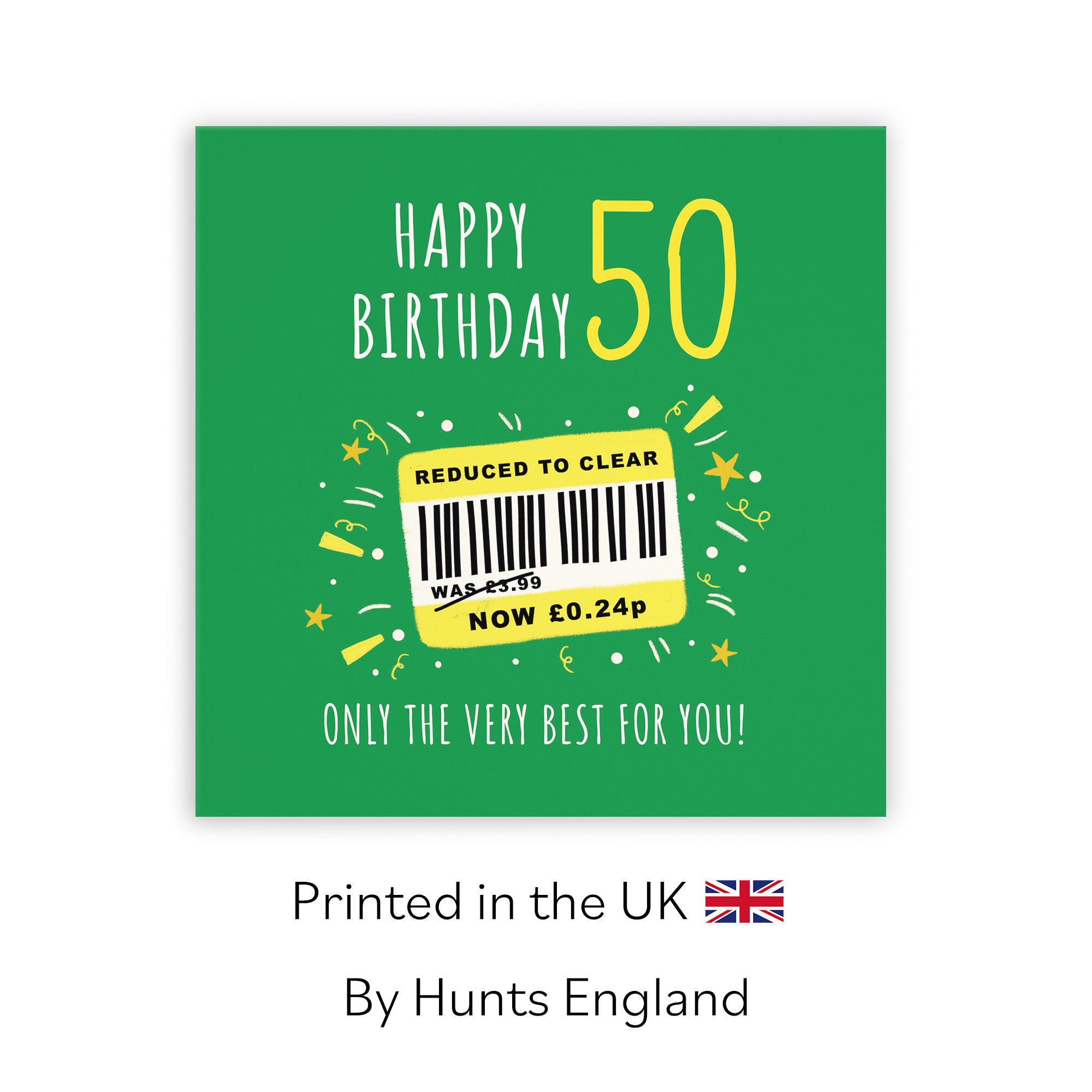 50th Birthday Card Reduced To Clear Moments - Default Title (BS00068)