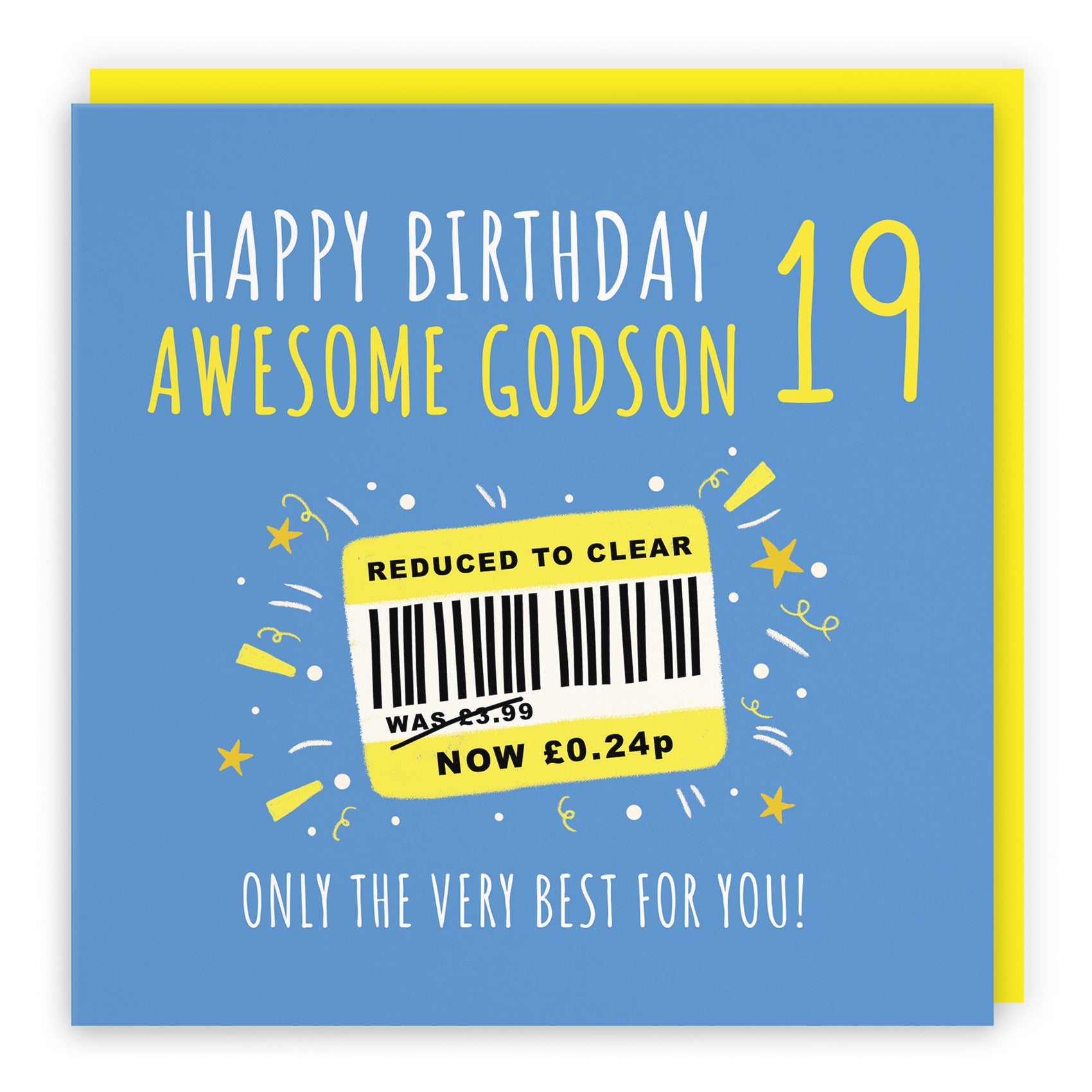 19th Godson Birthday Card Reduced To Clear Moments - Default Title (BS00103)
