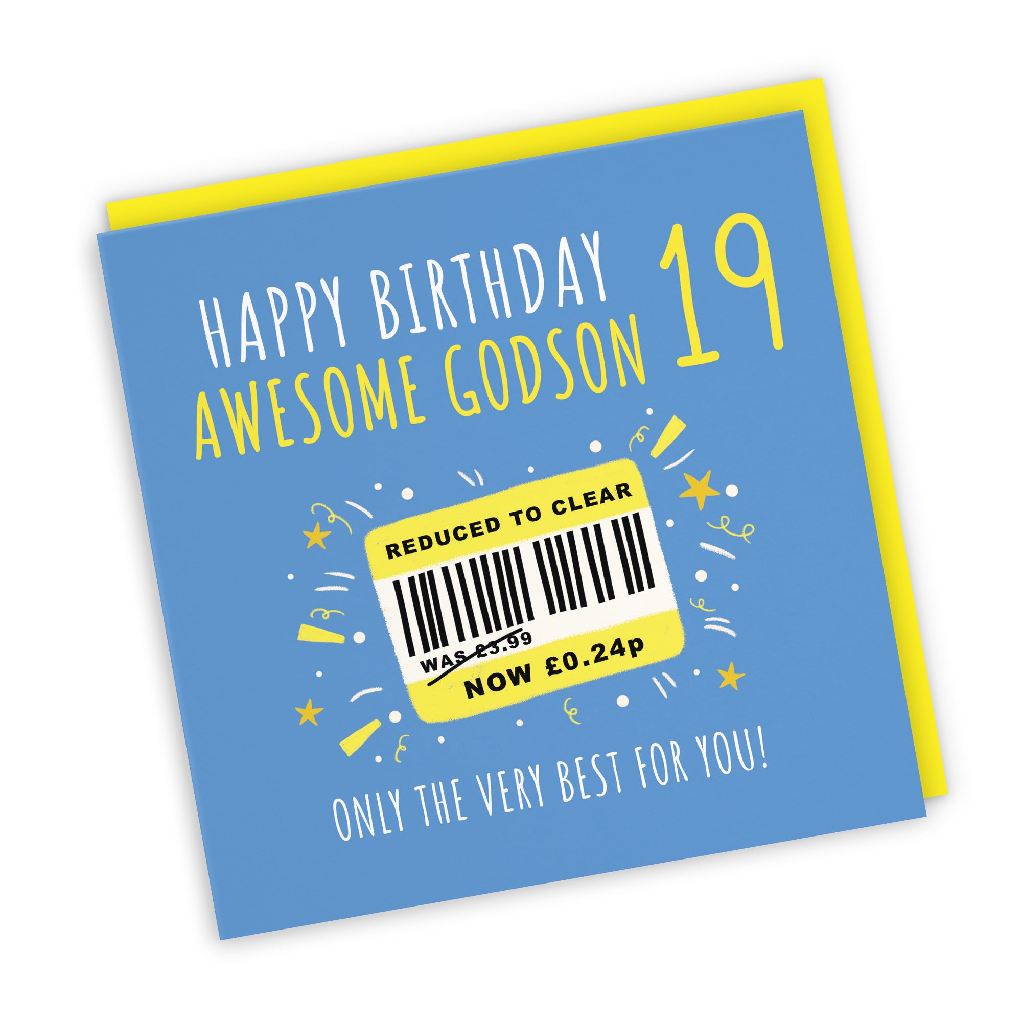 19th Godson Birthday Card Reduced To Clear Moments - Default Title (BS00103)
