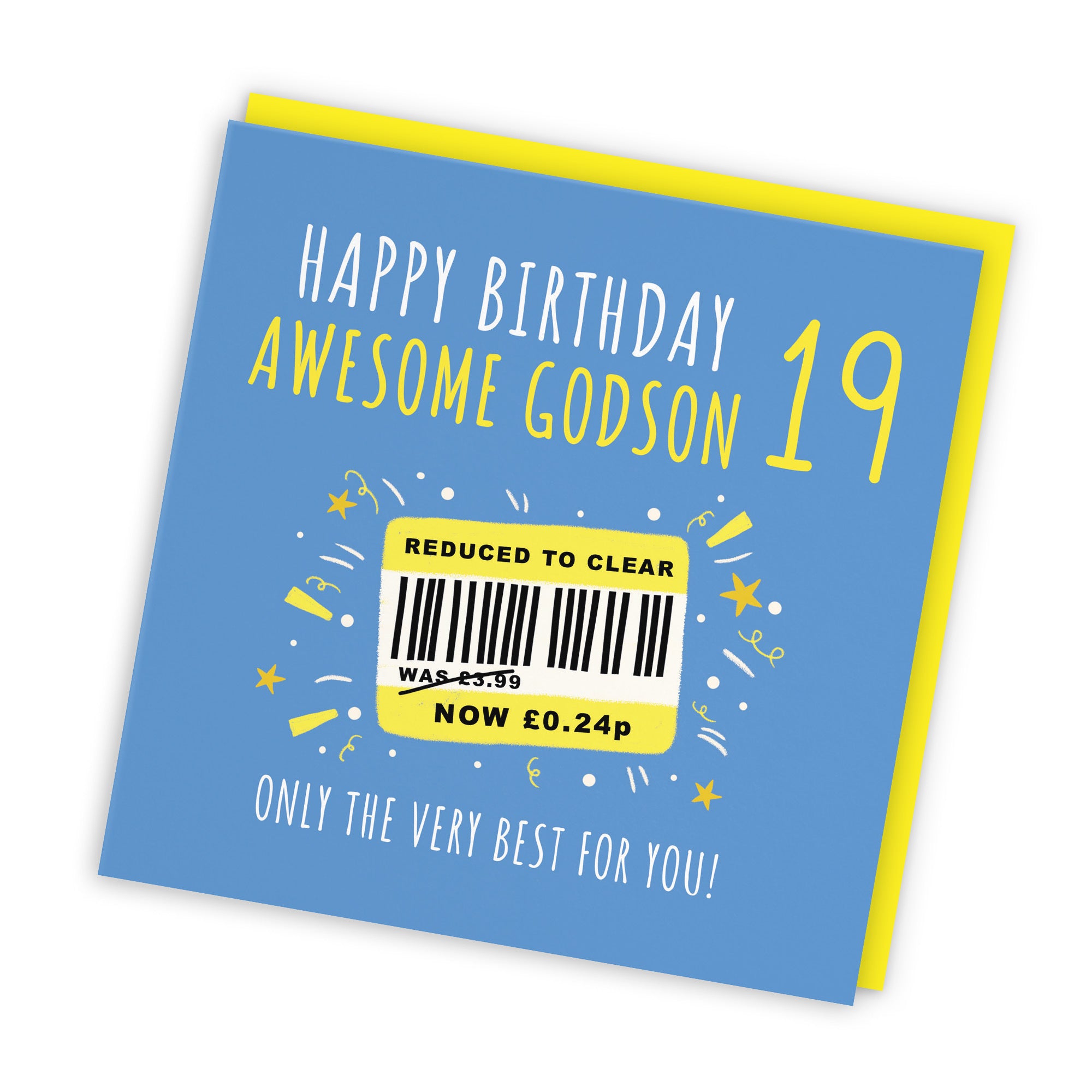 19th Godson Birthday Card Reduced To Clear Moments - Default Title (BS00103)