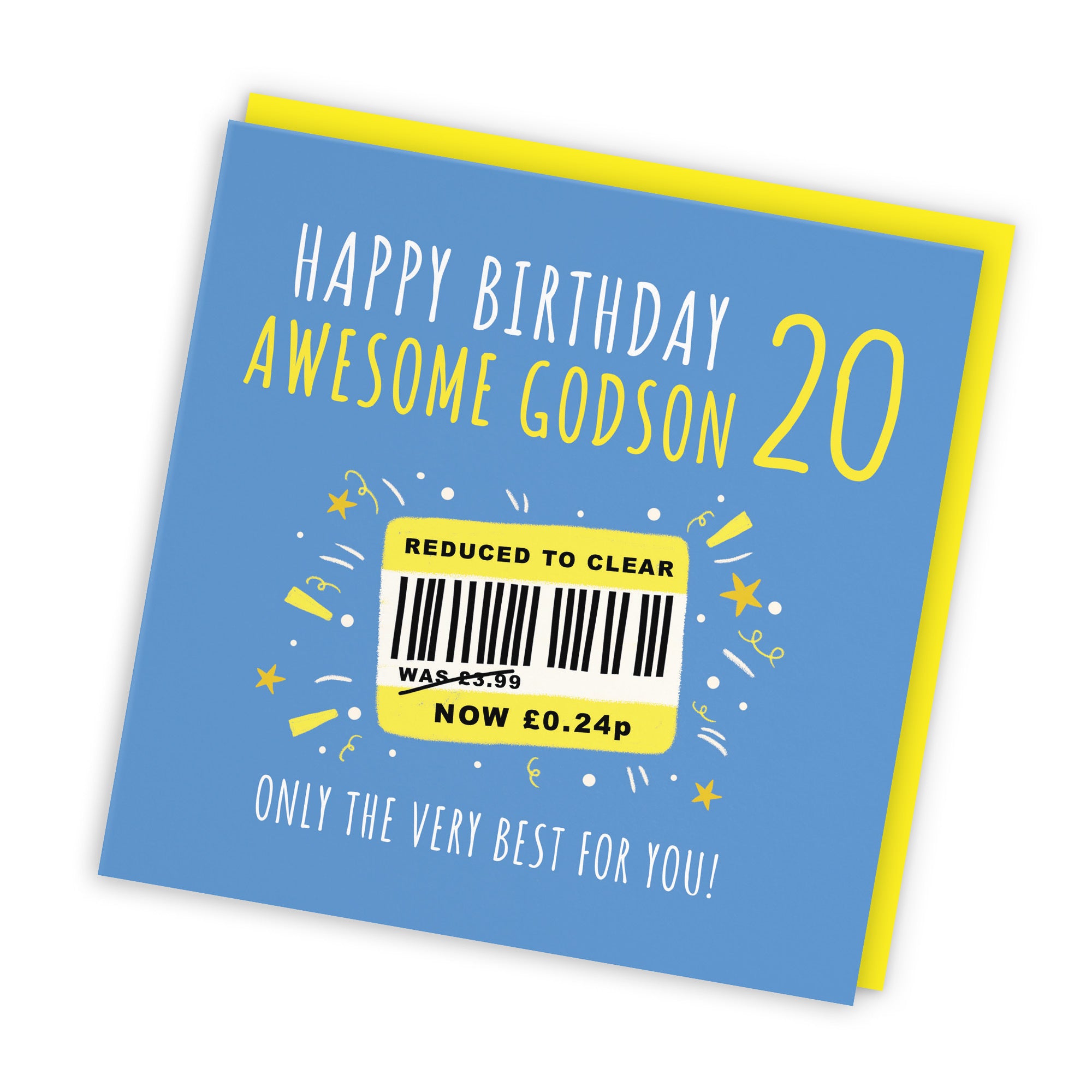 20th Godson Birthday Card Reduced To Clear Moments - Default Title (BS00104)