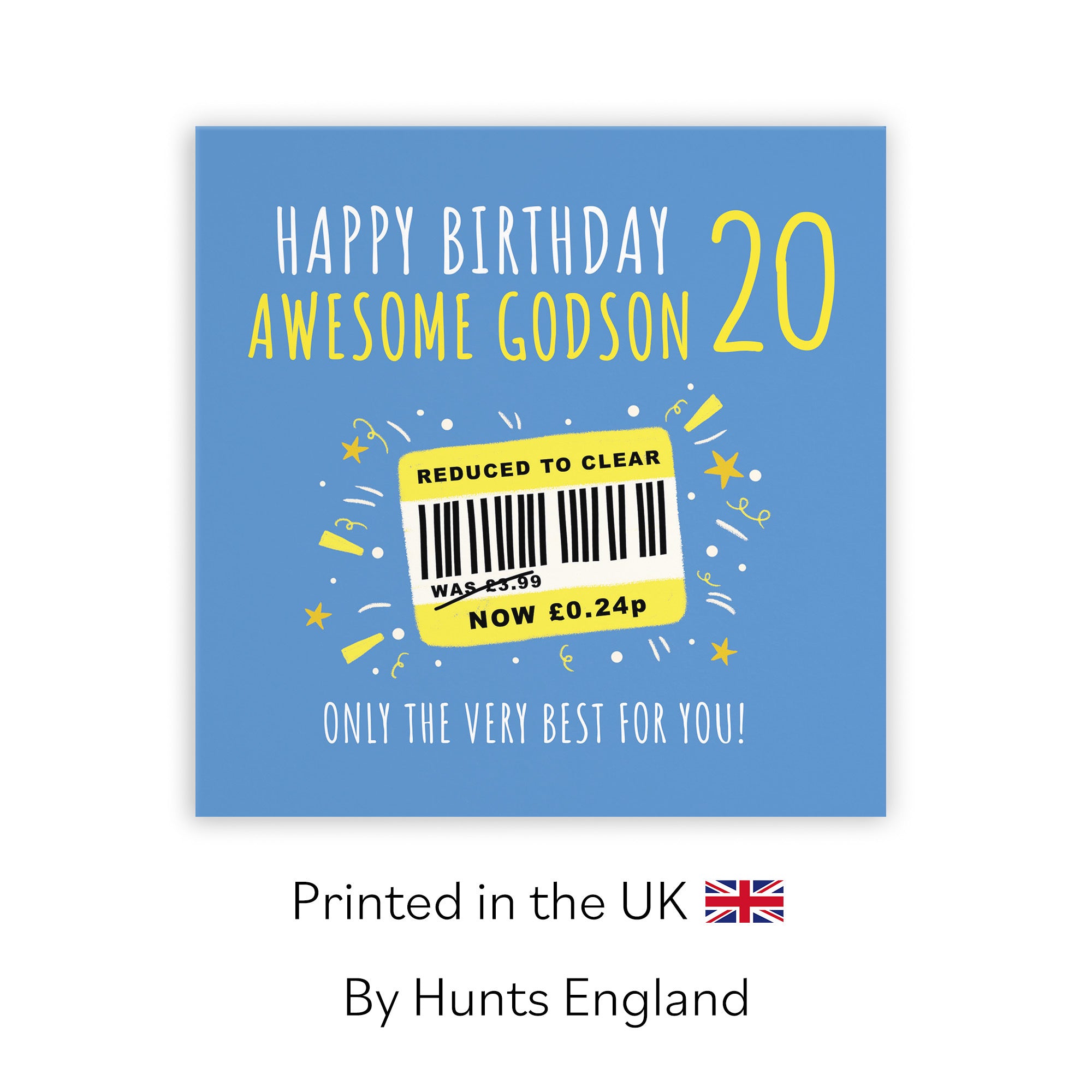 20th Godson Birthday Card Reduced To Clear Moments - Default Title (BS00104)