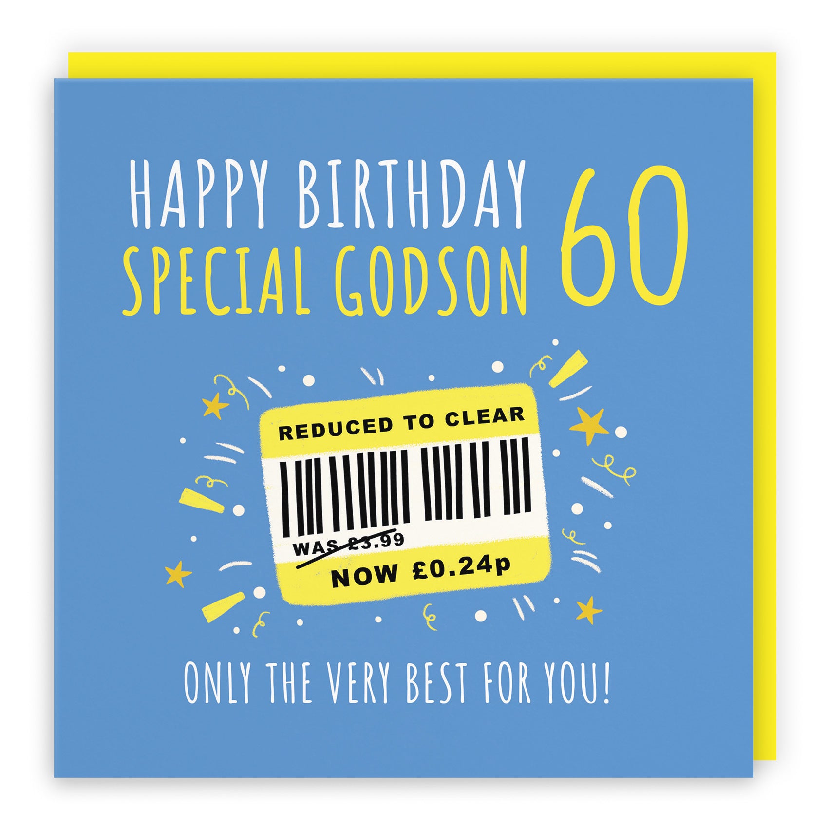 60th Godson Birthday Card Reduced To Clear Moments - Default Title (BS00111)