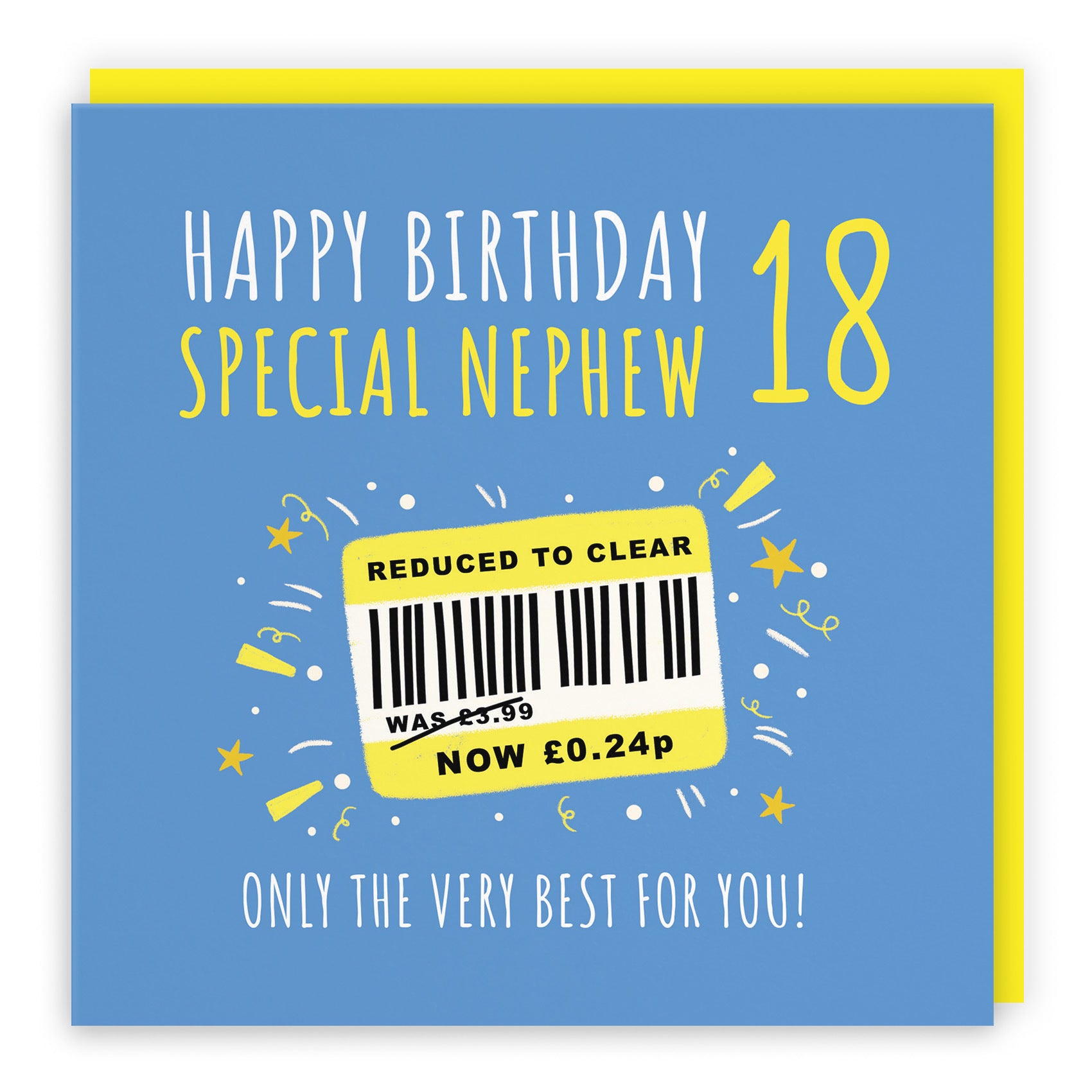 18th Nephew Birthday Card Reduced To Clear Moments - Default Title (BS00124)