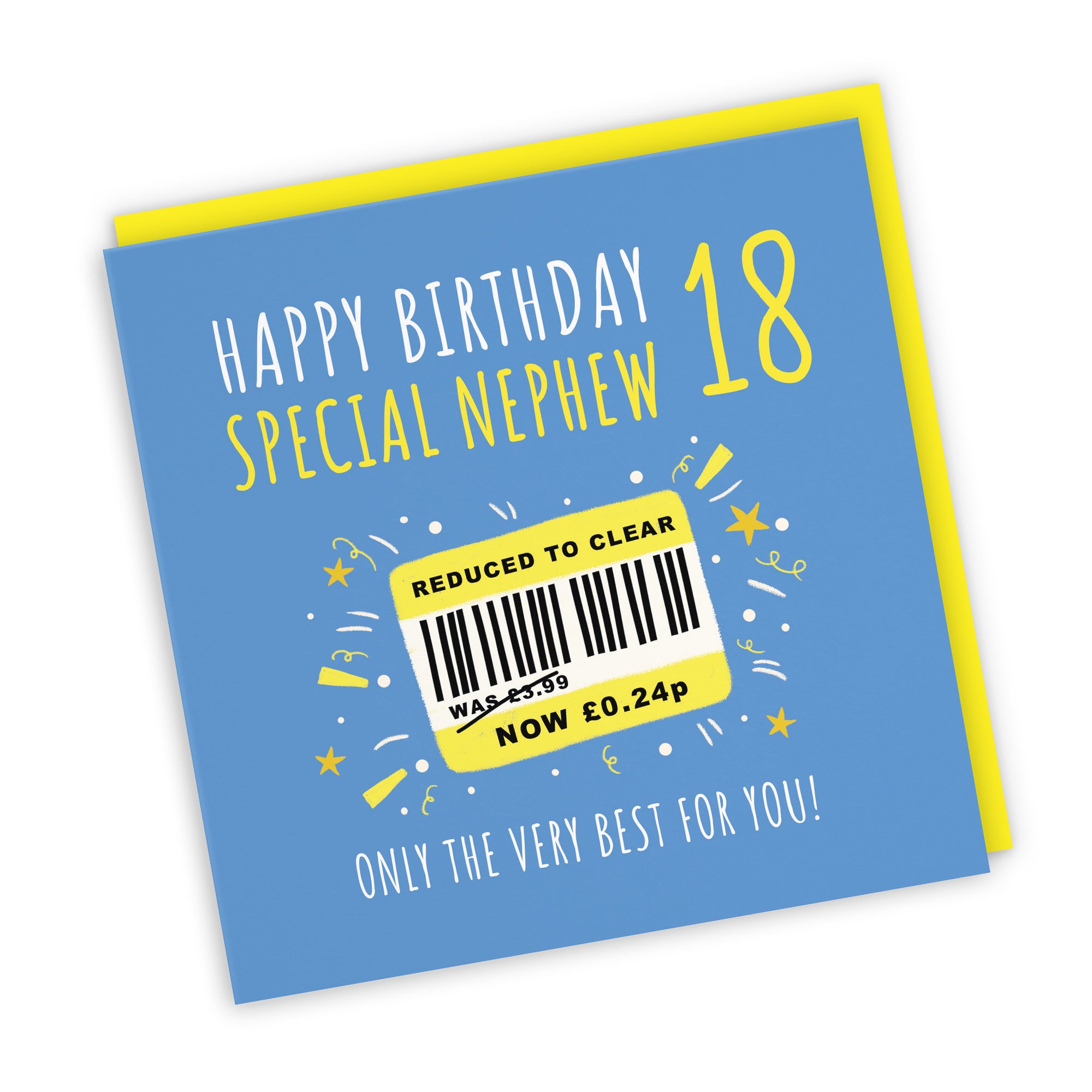 18th Nephew Birthday Card Reduced To Clear Moments - Default Title (BS00124)