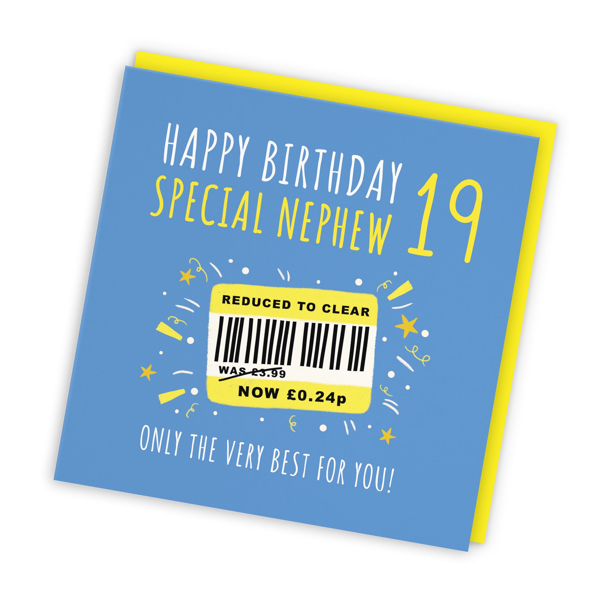 19th Nephew Birthday Card Reduced To Clear Moments - Default Title (BS00125)