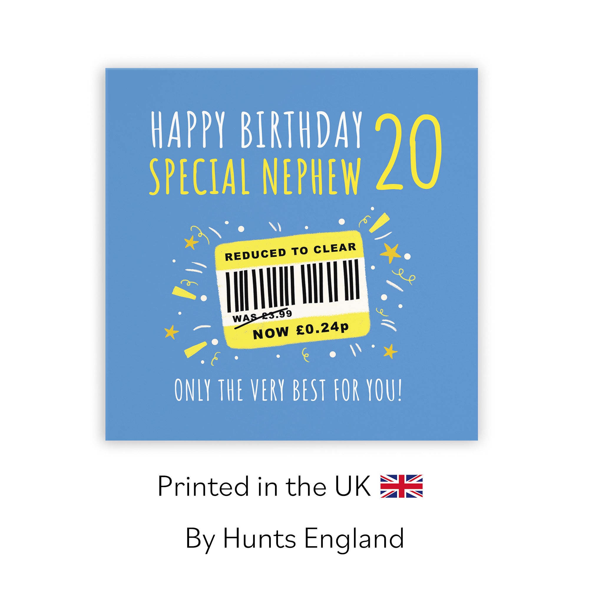 20th Nephew Birthday Card Reduced To Clear Moments - Default Title (BS00126)