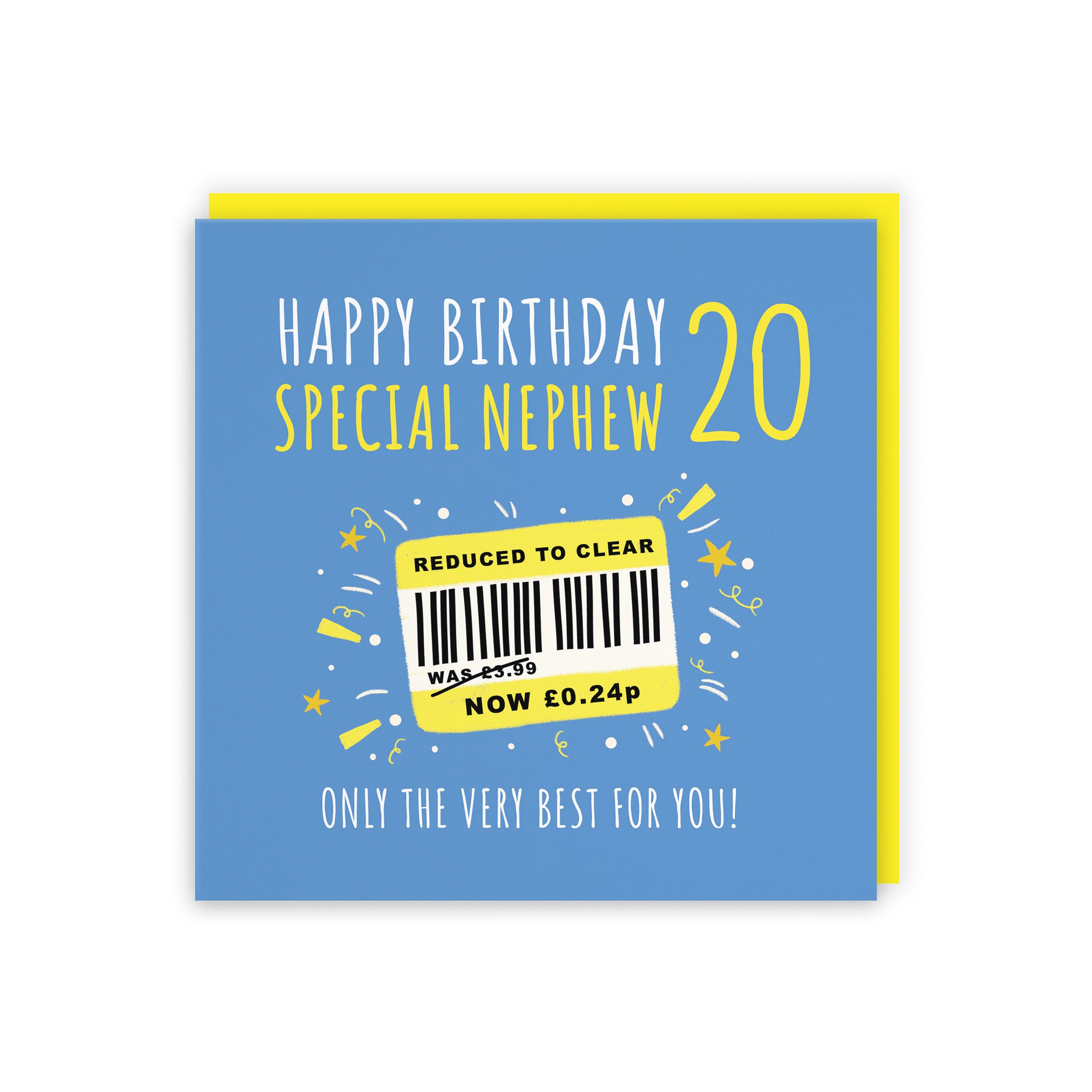 20th Nephew Birthday Card Reduced To Clear Moments - Default Title (BS00126)