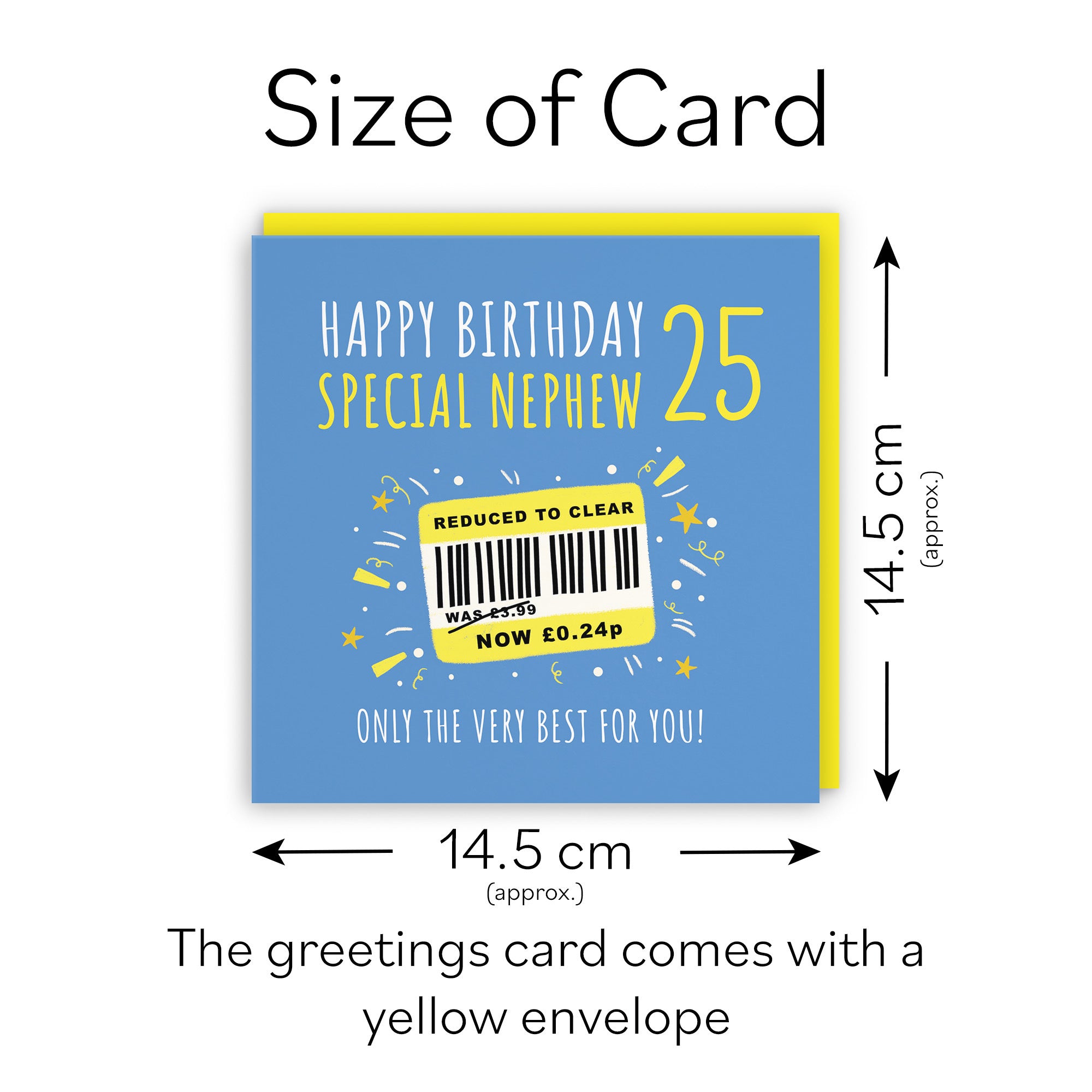 25th Nephew Birthday Card Reduced To Clear Moments - Default Title (BS00128)