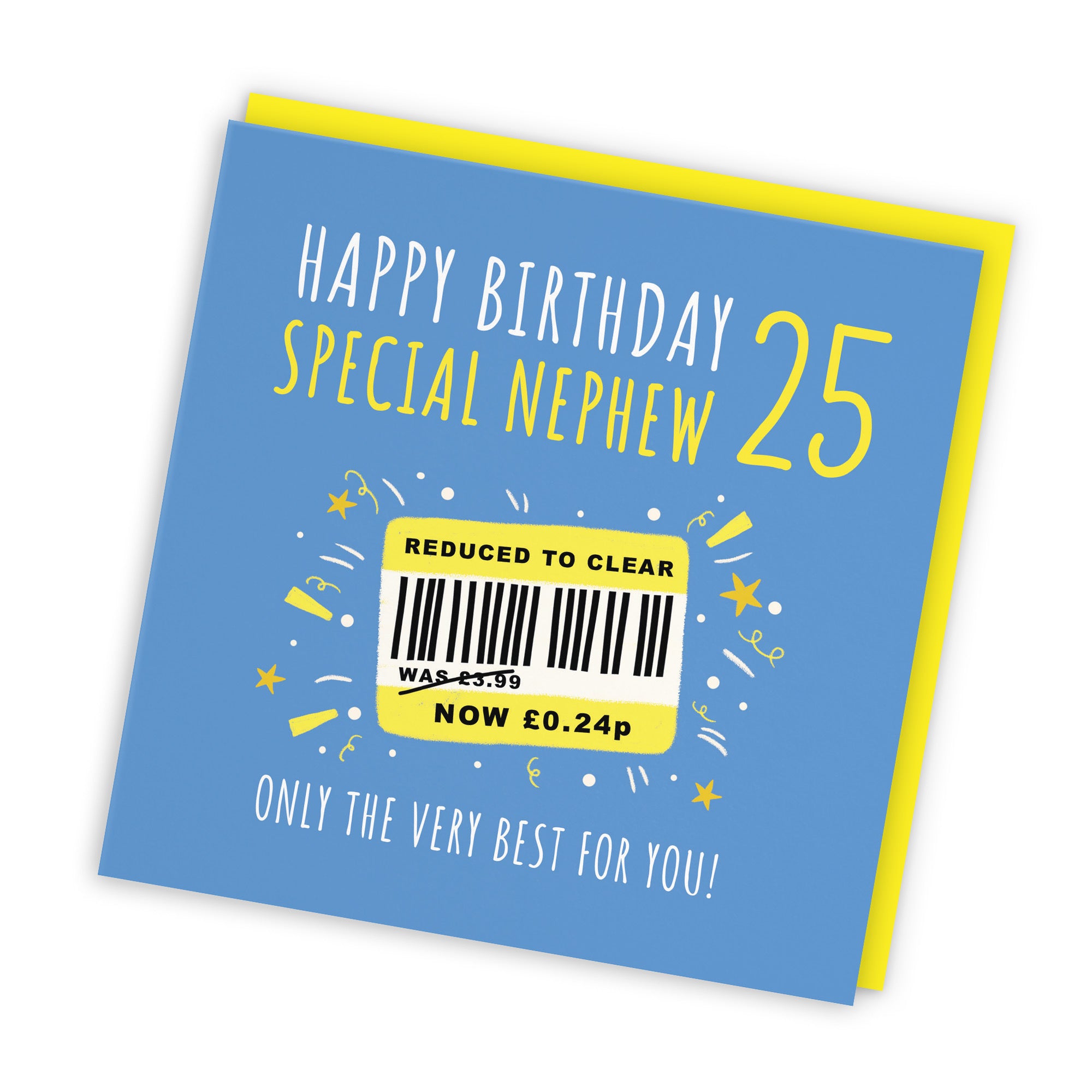 25th Nephew Birthday Card Reduced To Clear Moments - Default Title (BS00128)