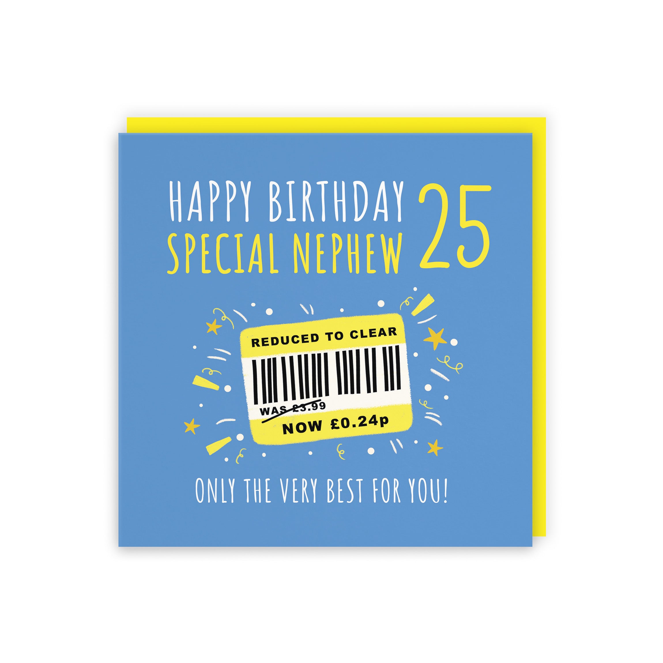 25th Nephew Birthday Card Reduced To Clear Moments - Default Title (BS00128)