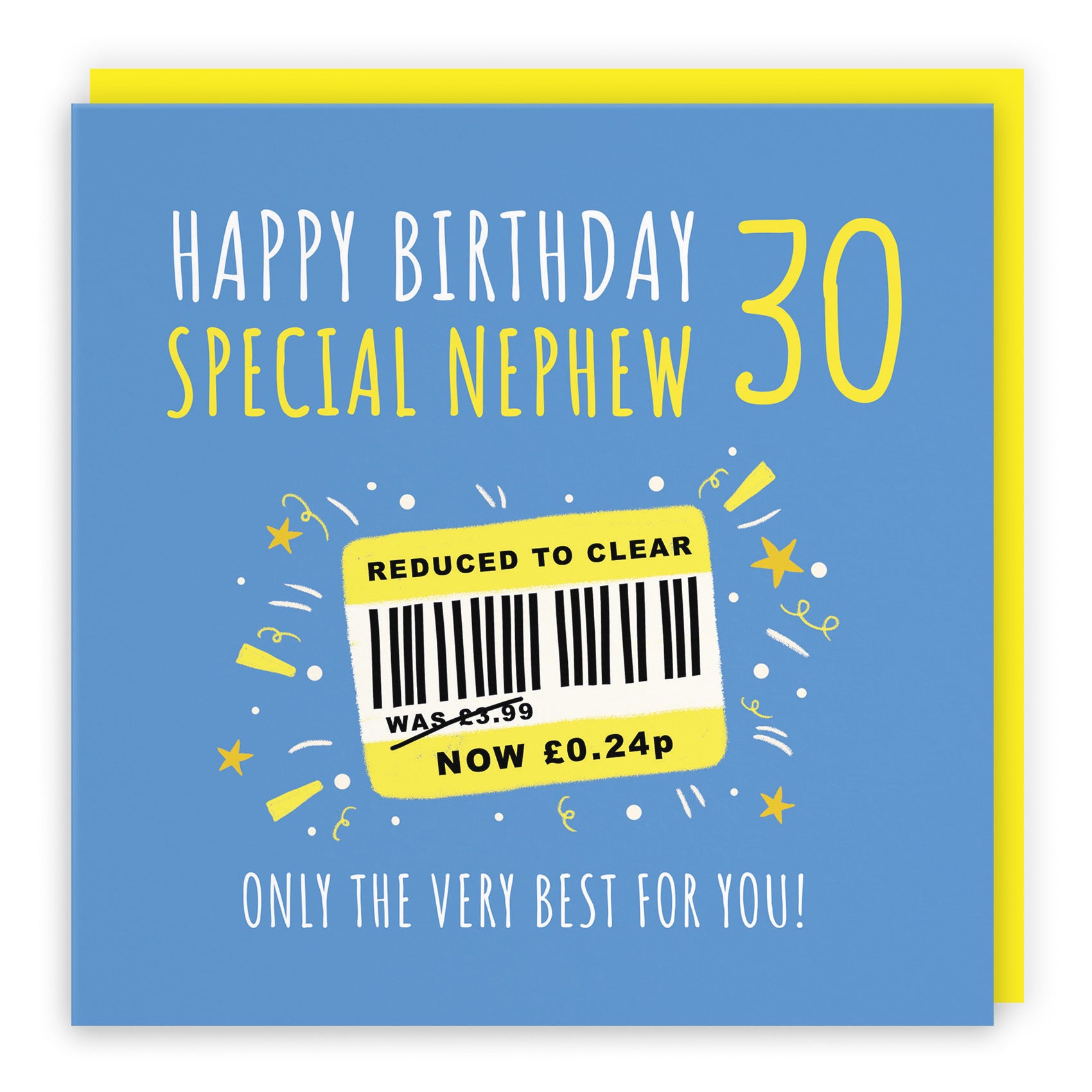 30th Nephew Birthday Card Reduced To Clear Moments - Default Title (BS00129)