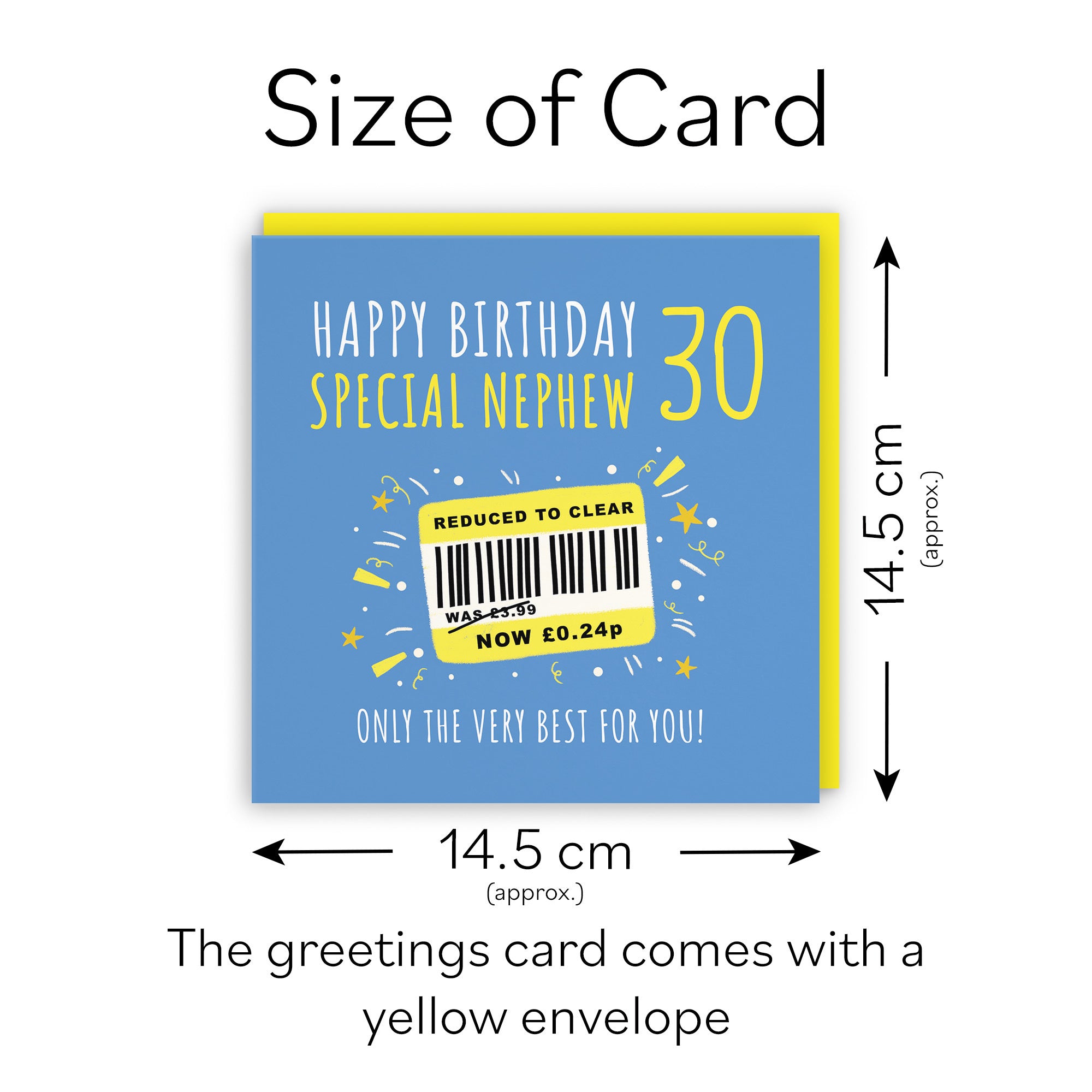 30th Nephew Birthday Card Reduced To Clear Moments - Default Title (BS00129)