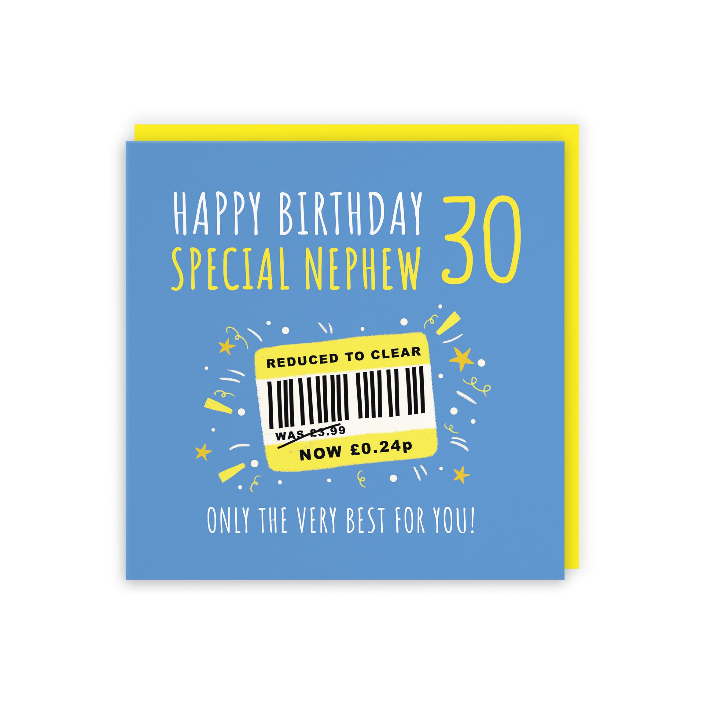30th Nephew Birthday Card Reduced To Clear Moments - Default Title (BS00129)