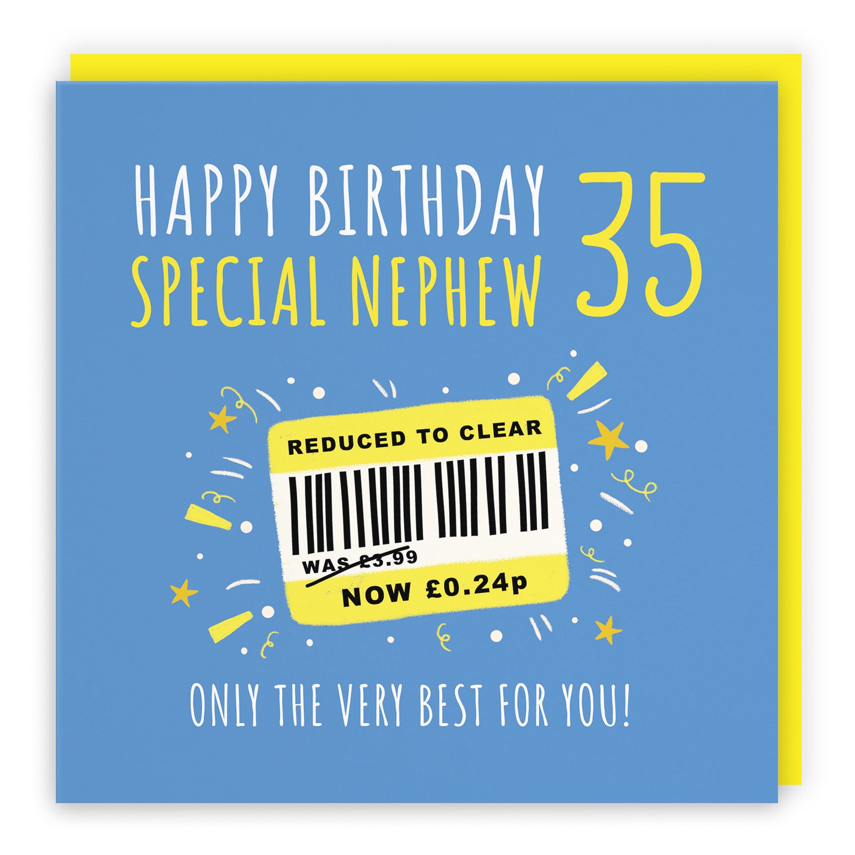 35th Nephew Birthday Card Reduced To Clear Moments - Default Title (BS00130)