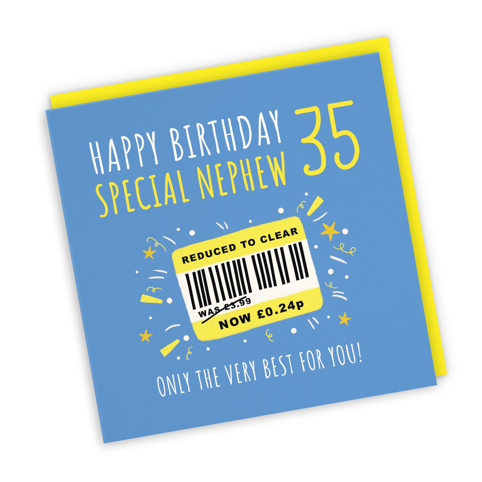 35th Nephew Birthday Card Reduced To Clear Moments - Default Title (BS00130)