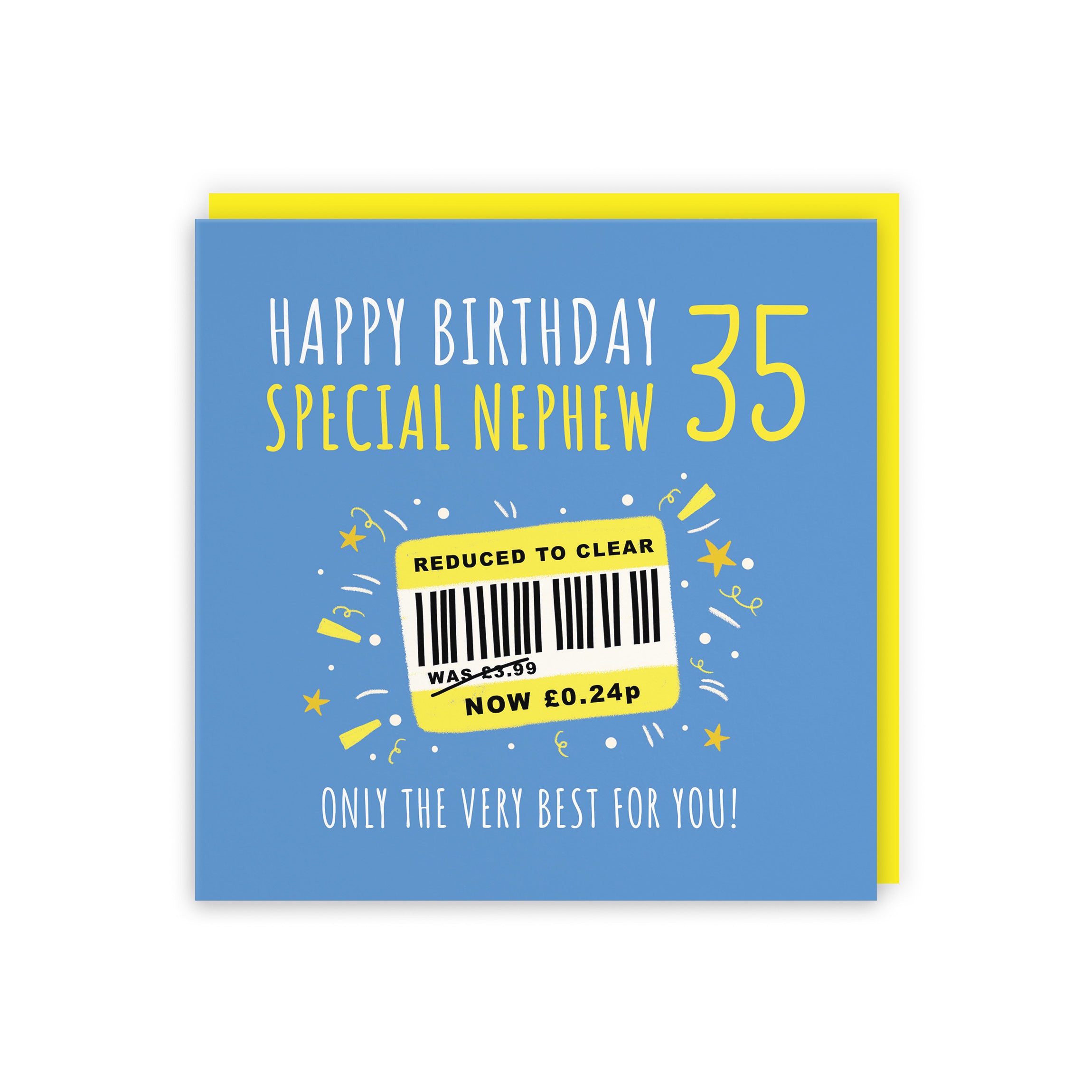 35th Nephew Birthday Card Reduced To Clear Moments - Default Title (BS00130)
