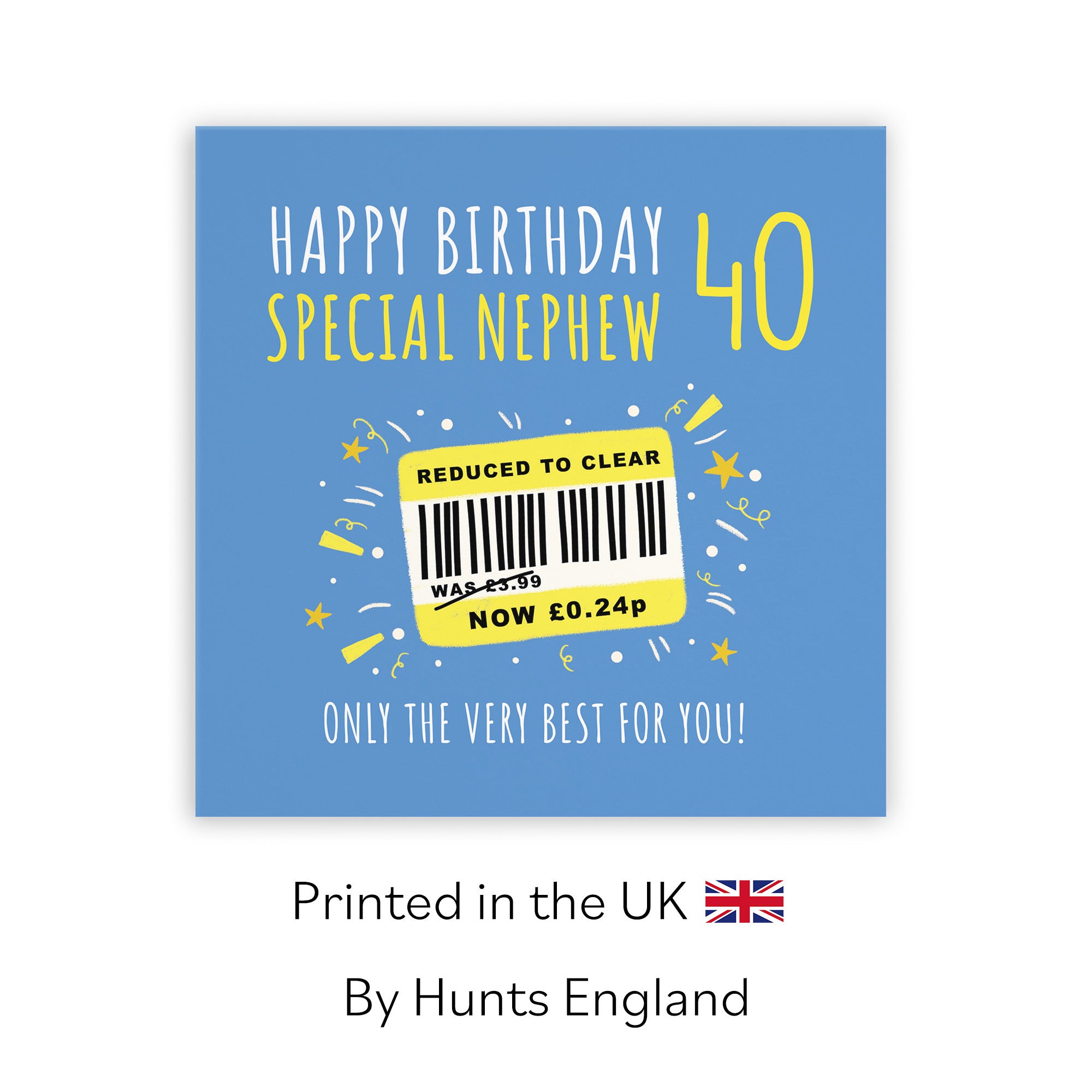 40th Nephew Birthday Card Reduced To Clear Moments - Default Title (BS00131)
