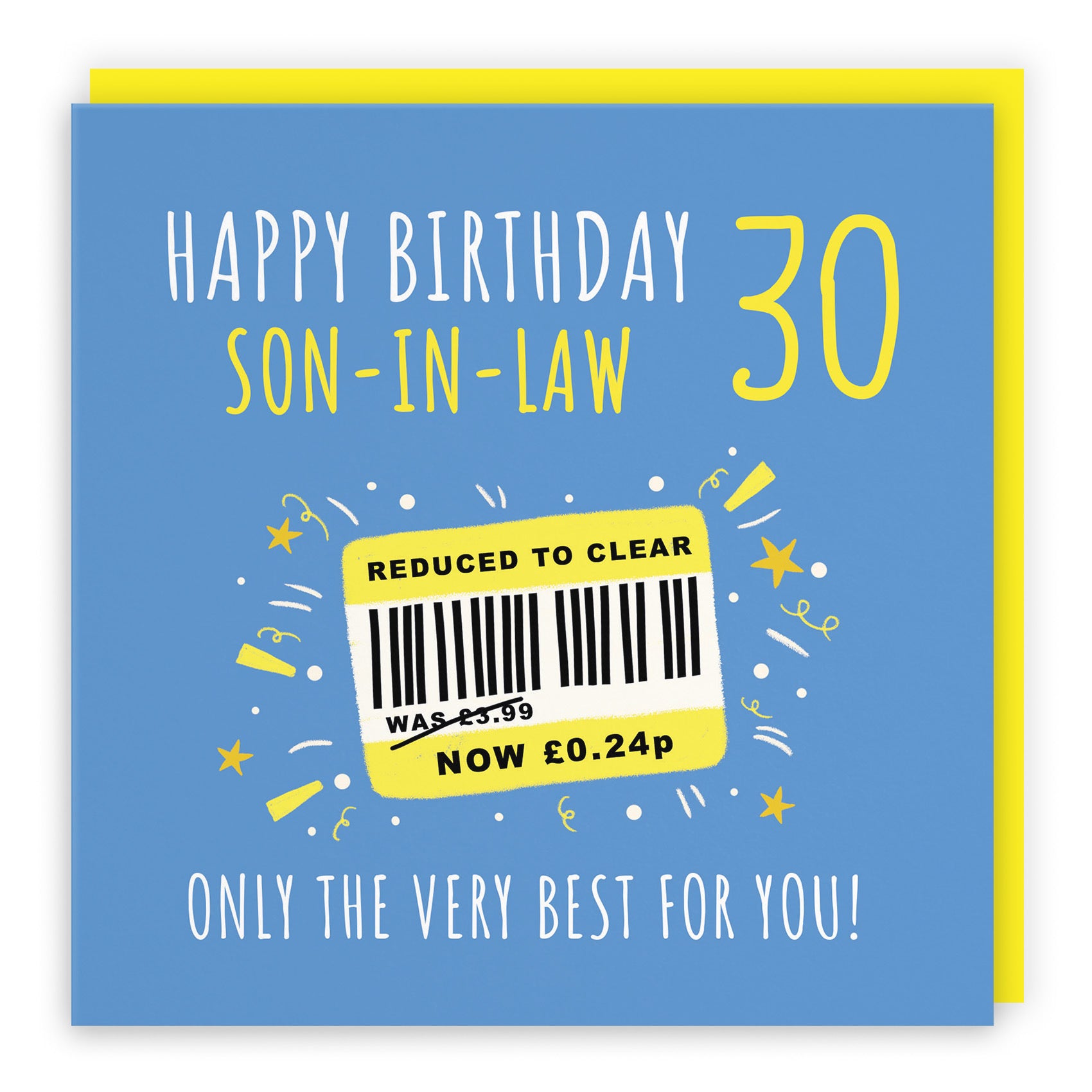 30th Son-in-Law Birthday Card Reduced To Clear Moments - Default Title (BS00146)