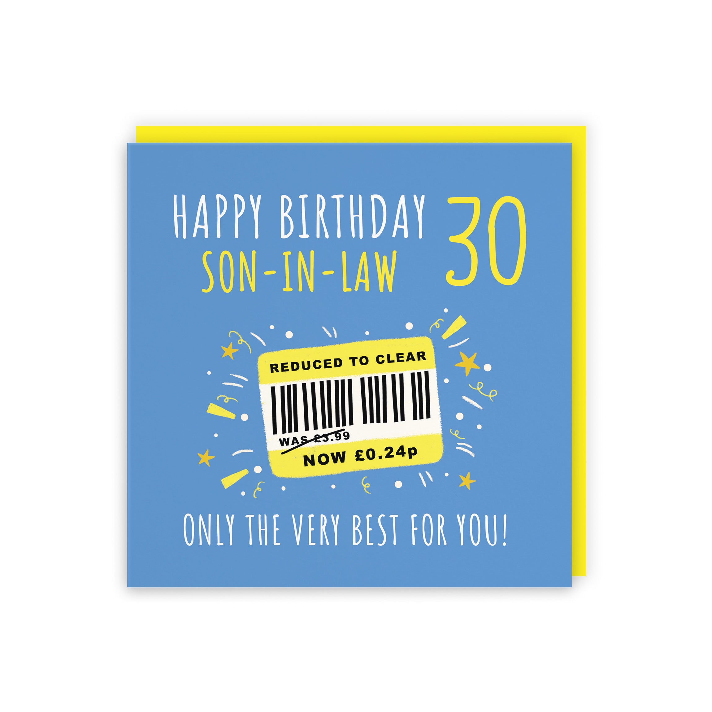 30th Son-in-Law Birthday Card Reduced To Clear Moments - Default Title (BS00146)