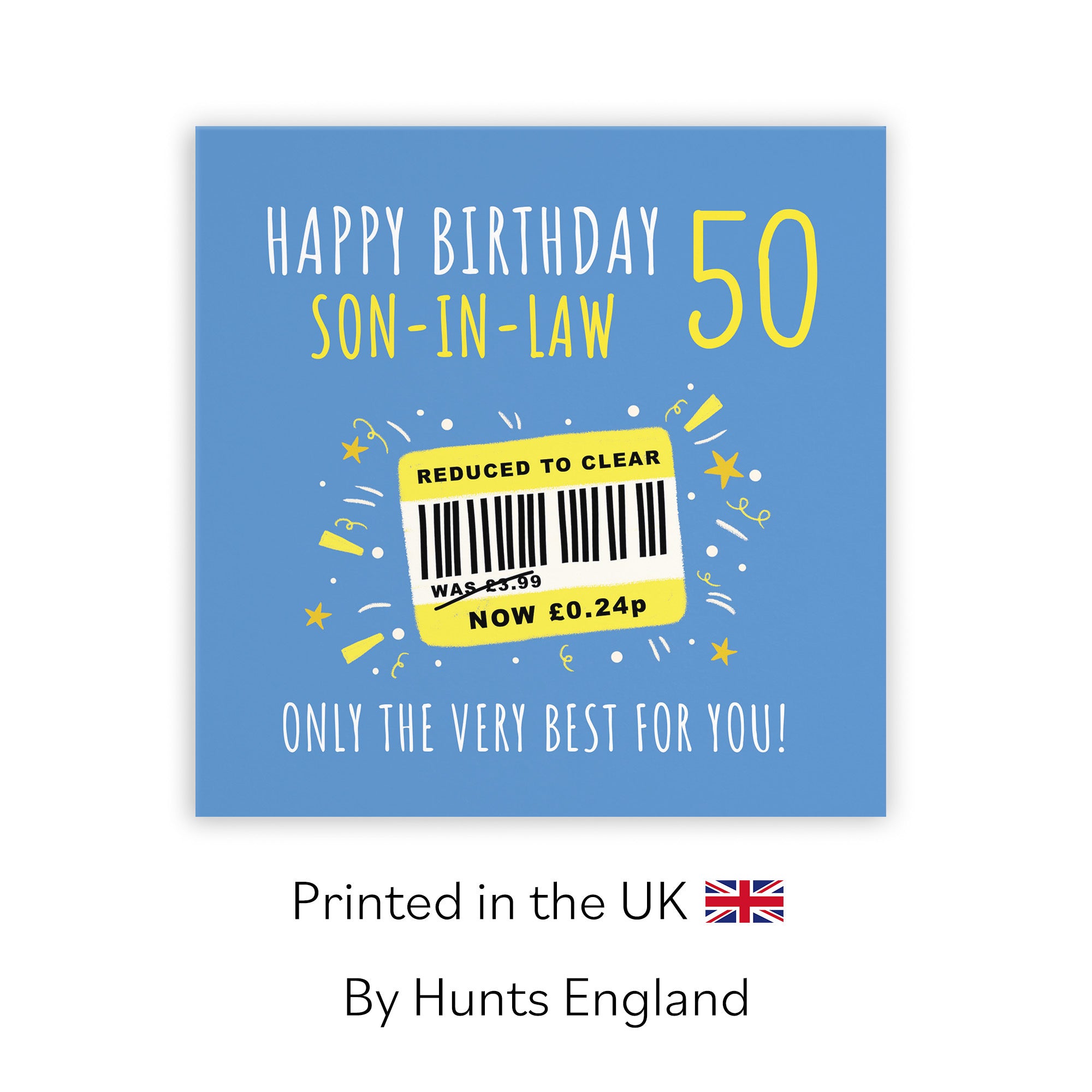 50th Son-in-Law Birthday Card Reduced To Clear Moments - Default Title (BS00148)