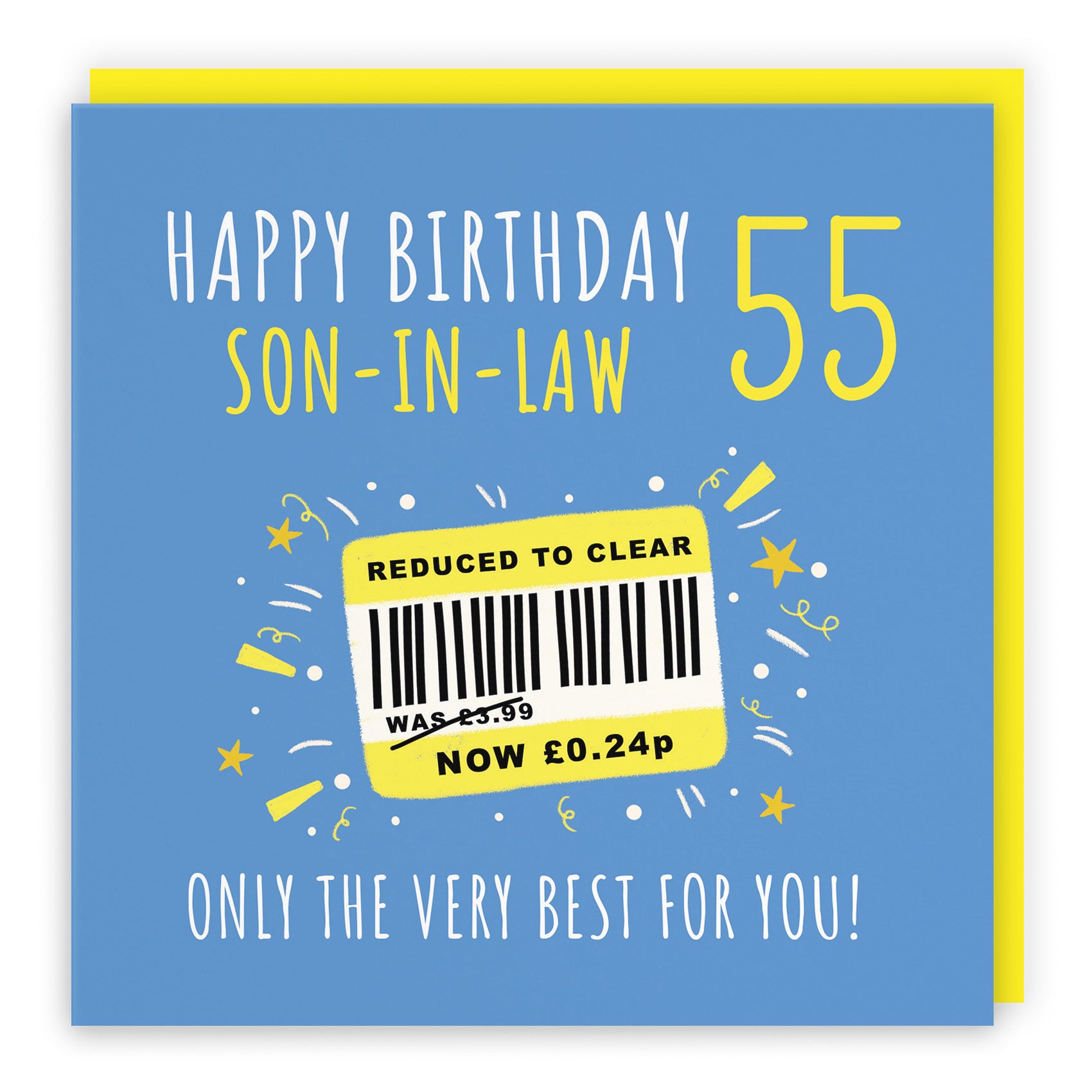 55th Son-in-Law Birthday Card Reduced To Clear Moments - Default Title (BS00149)