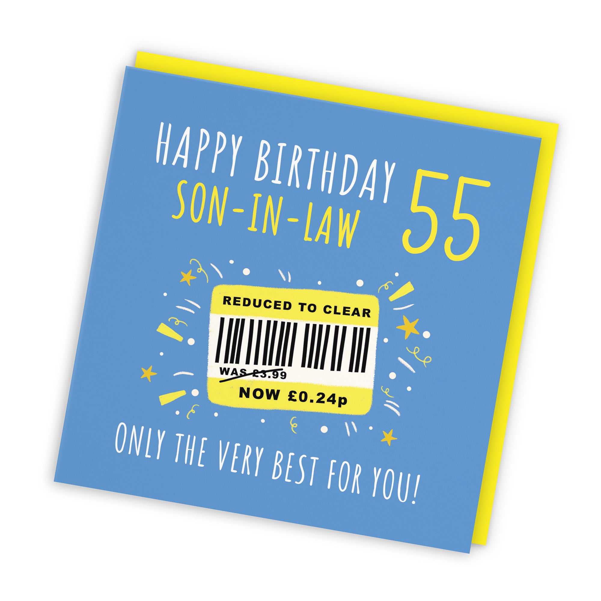 55th Son-in-Law Birthday Card Reduced To Clear Moments - Default Title (BS00149)