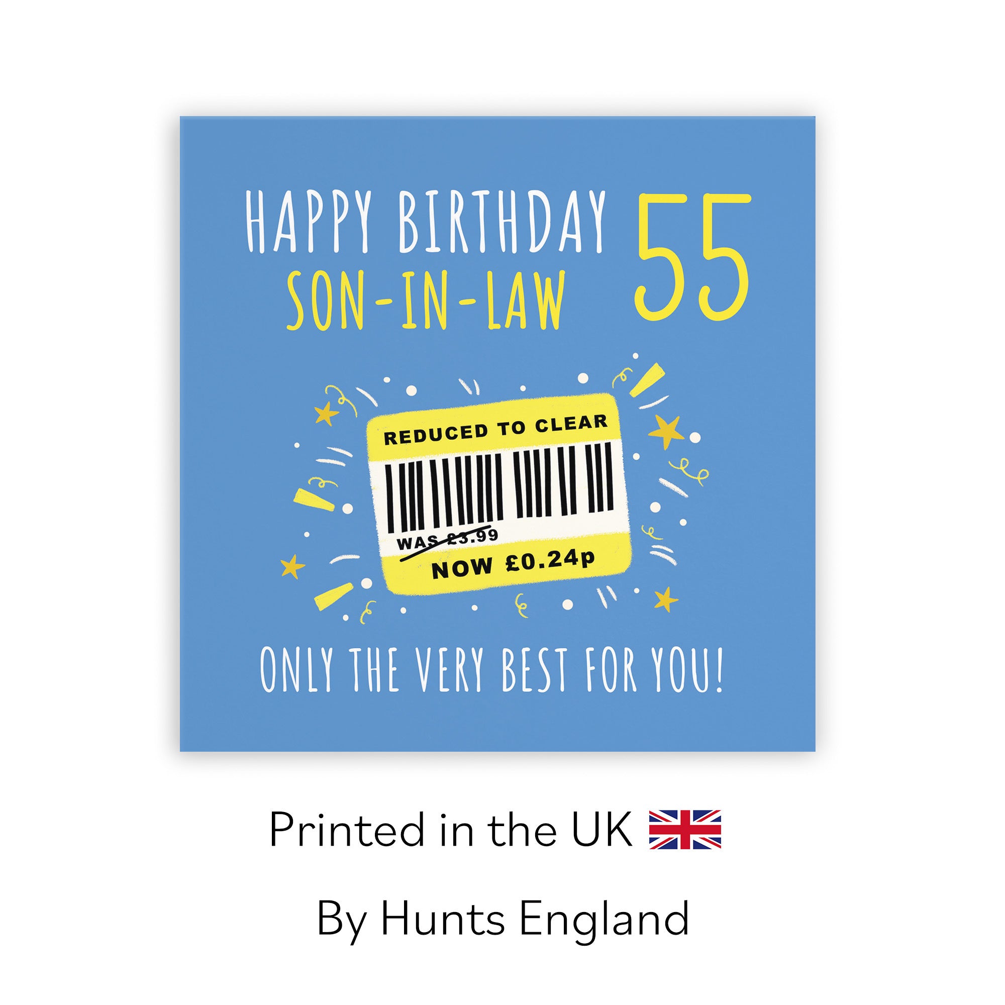 55th Son-in-Law Birthday Card Reduced To Clear Moments - Default Title (BS00149)