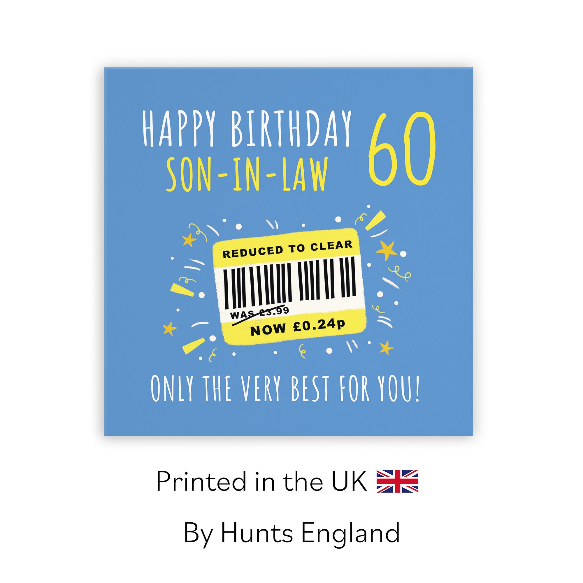 60th Son-in-Law Birthday Card Reduced To Clear Moments - Default Title (BS00150)