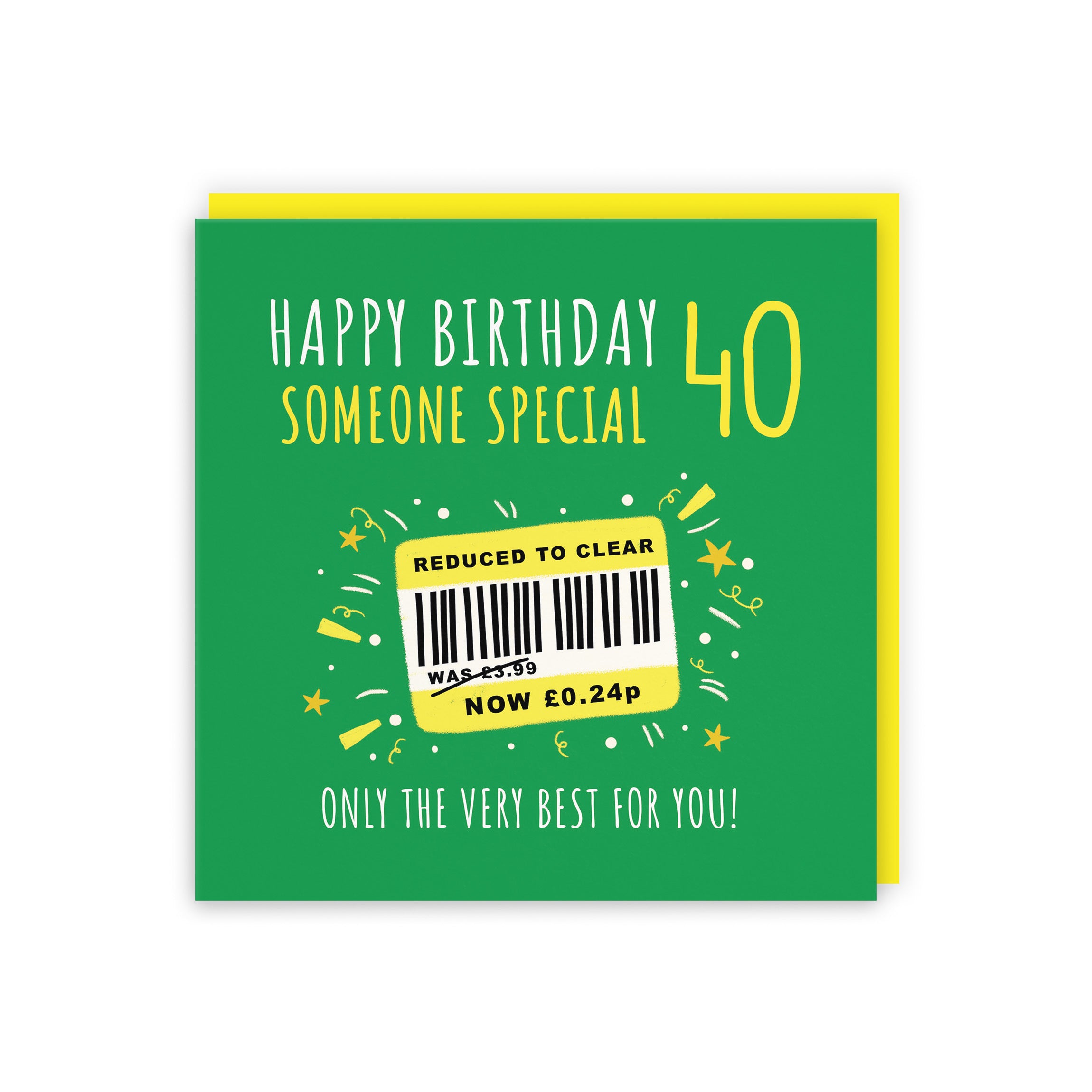 40th Someone Special Birthday Card Reduced To Clear Moments - Default Title (BS00154)