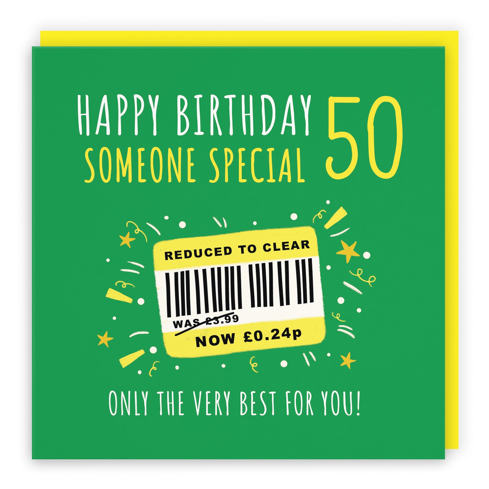 50th Someone Special Birthday Card Reduced To Clear Moments - Default Title (BS00155)