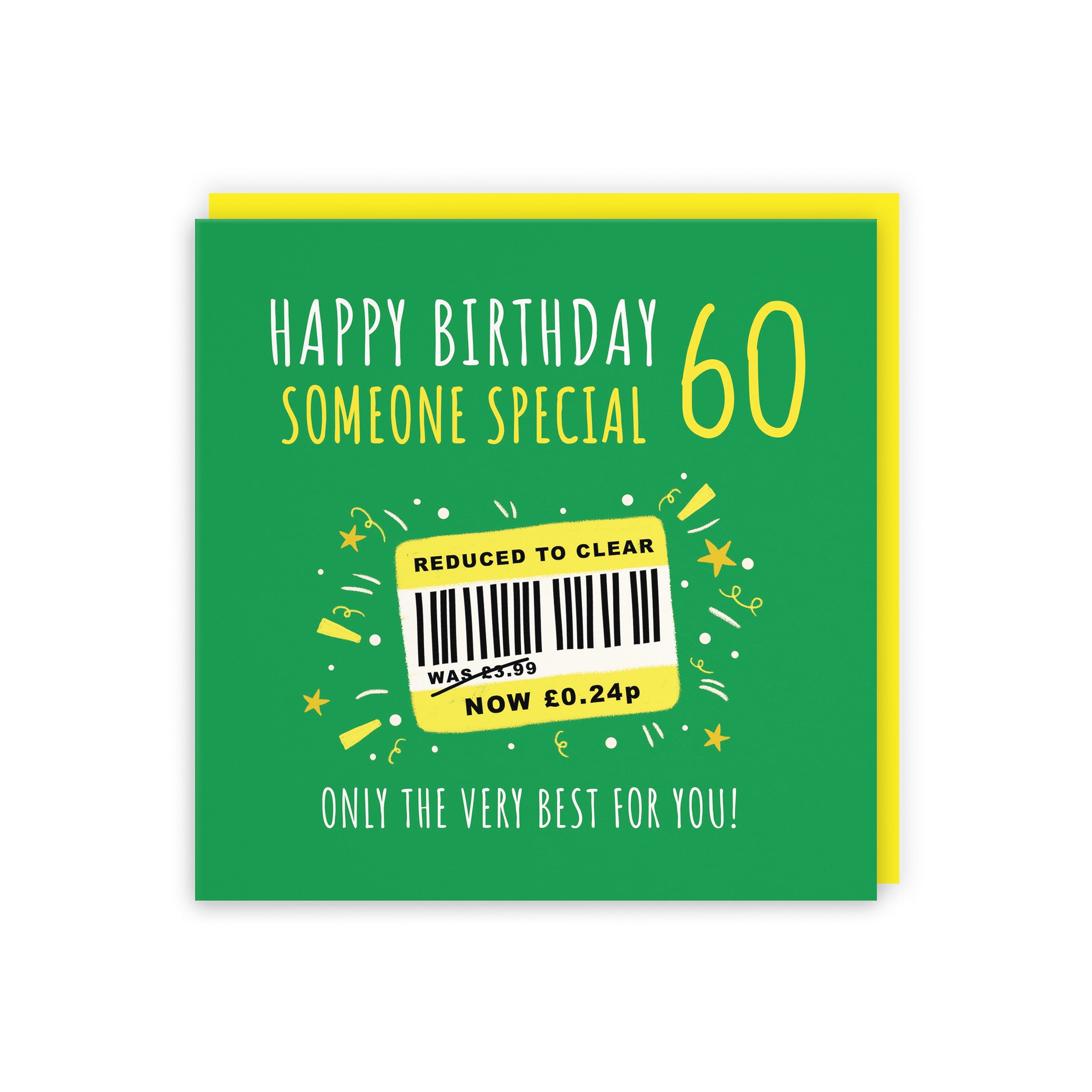 60th Someone Special Birthday Card Reduced To Clear Moments - Default Title (BS00156)