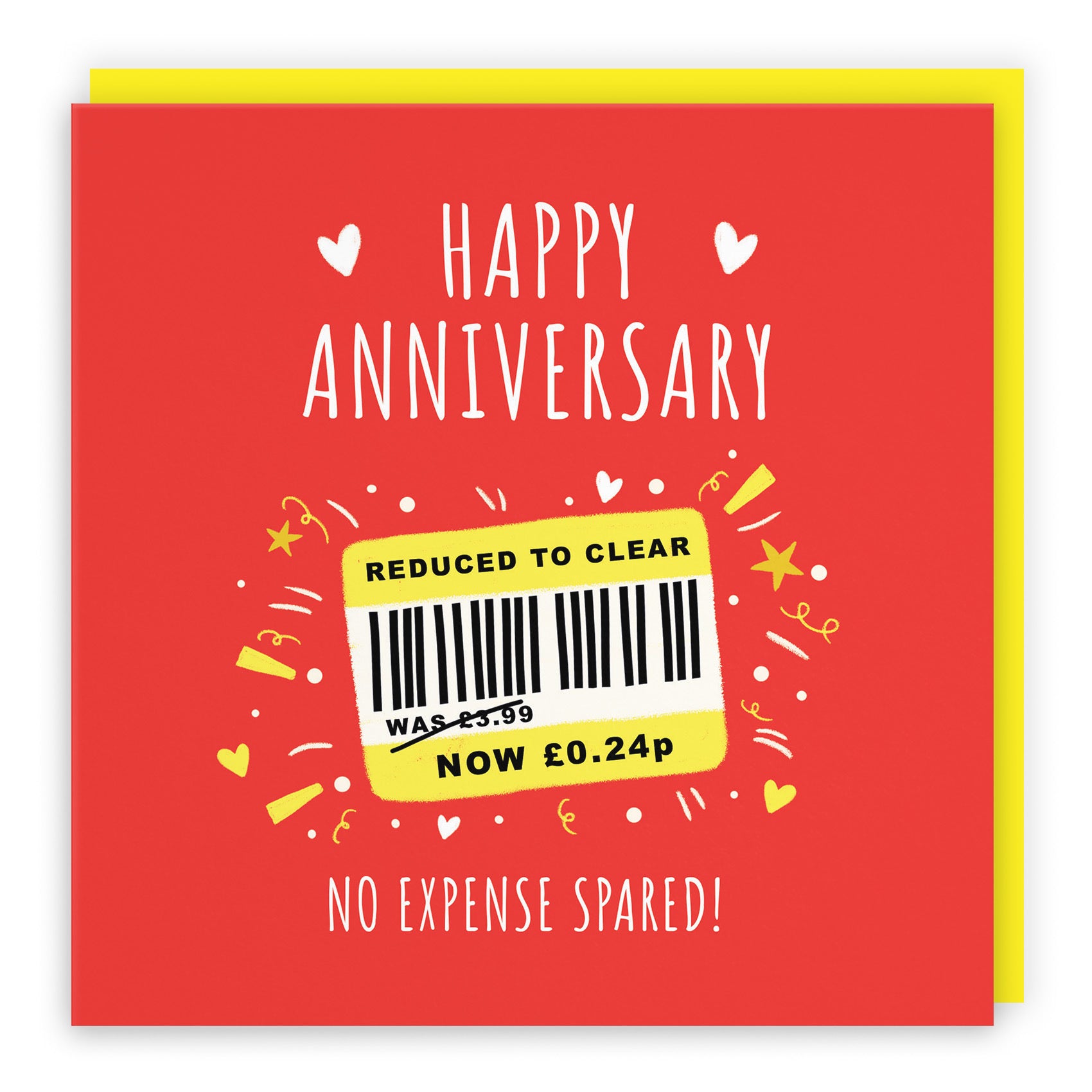 Anniversary Card Reduced To Clear Moments - Default Title (BS00159)