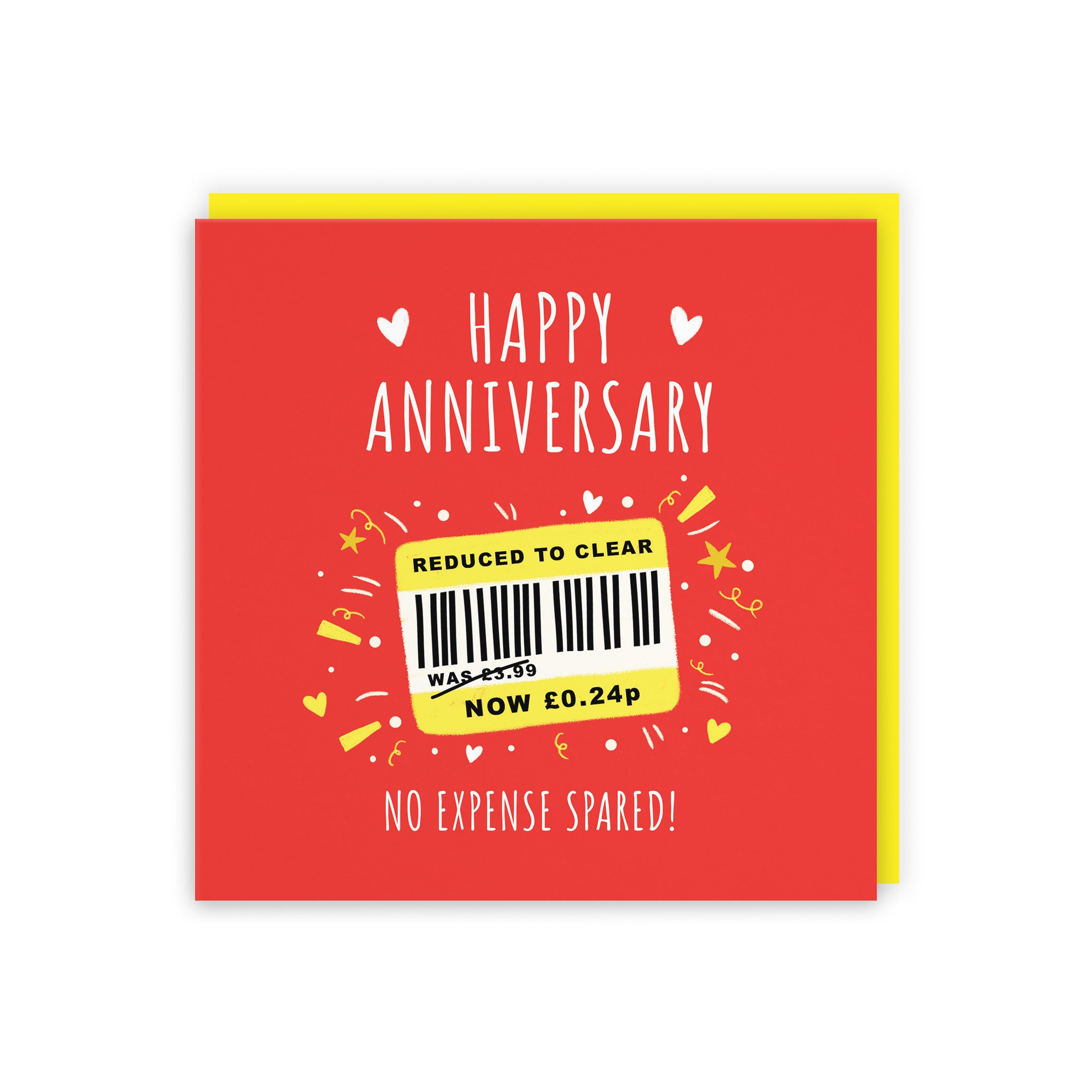 Anniversary Card Reduced To Clear Moments - Default Title (BS00159)