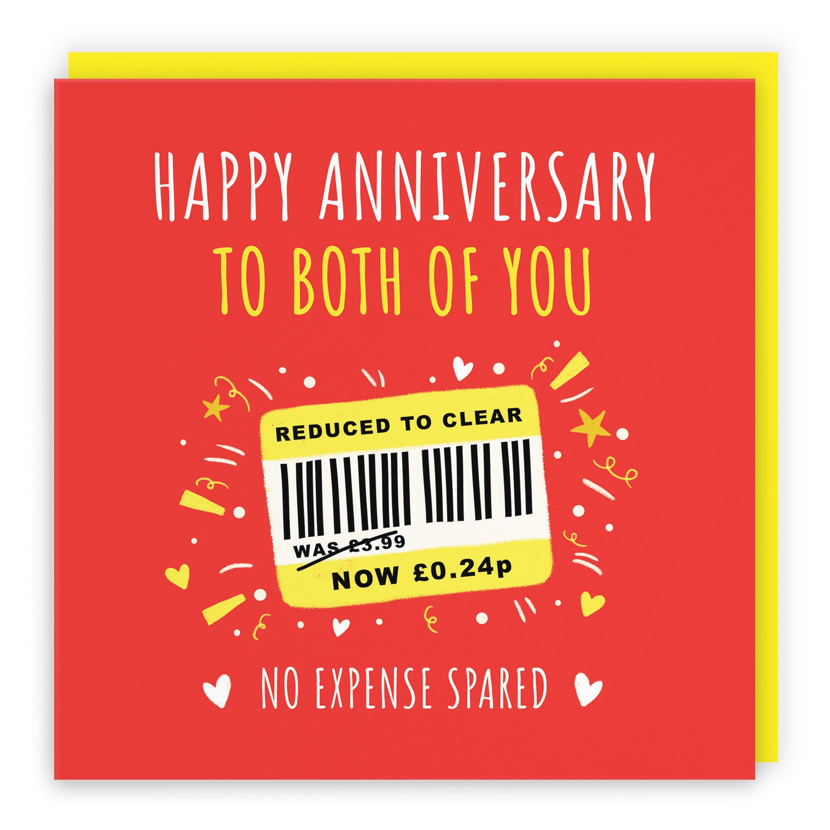 Both Of You Anniversary Card Reduced To Clear Moments - Default Title (BS00162)