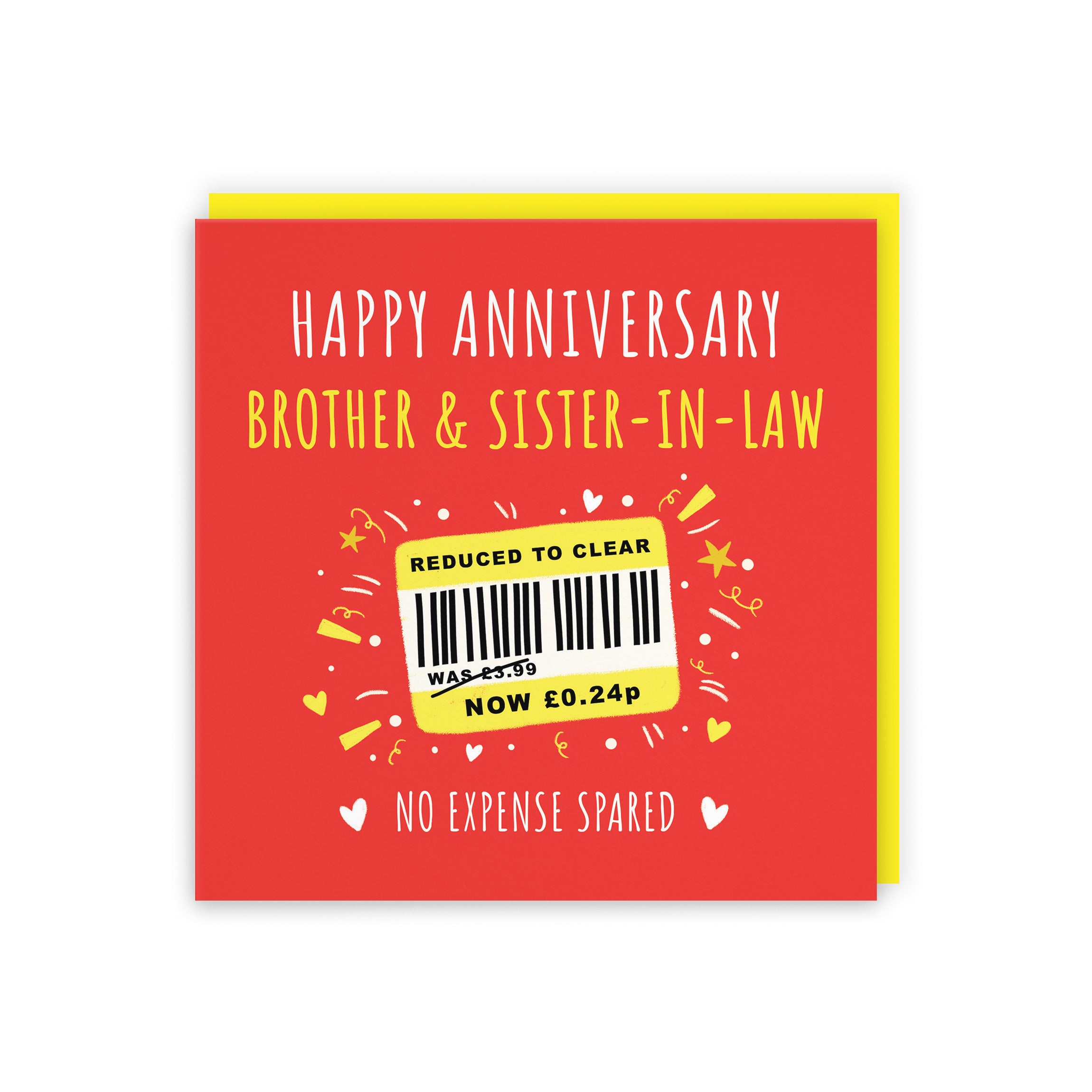 Brother And Sister-in-Law Anniversary Card Reduced To Clear Moments - Default Title (BS00164)