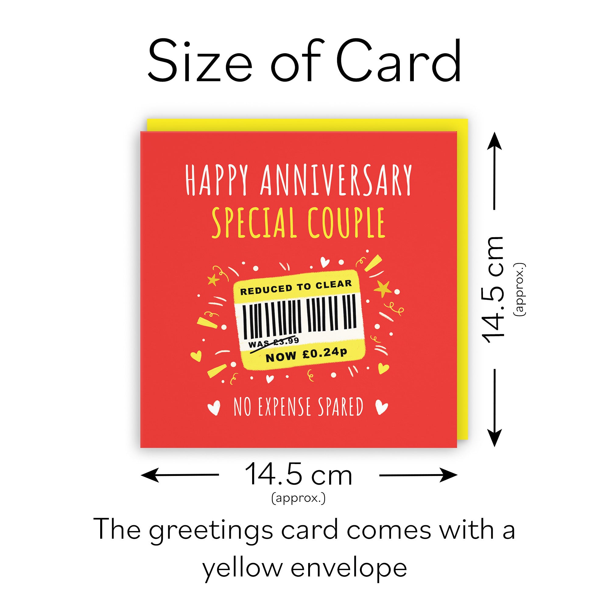 Couple Anniversary Card Reduced To Clear Moments - Default Title (BS00165)
