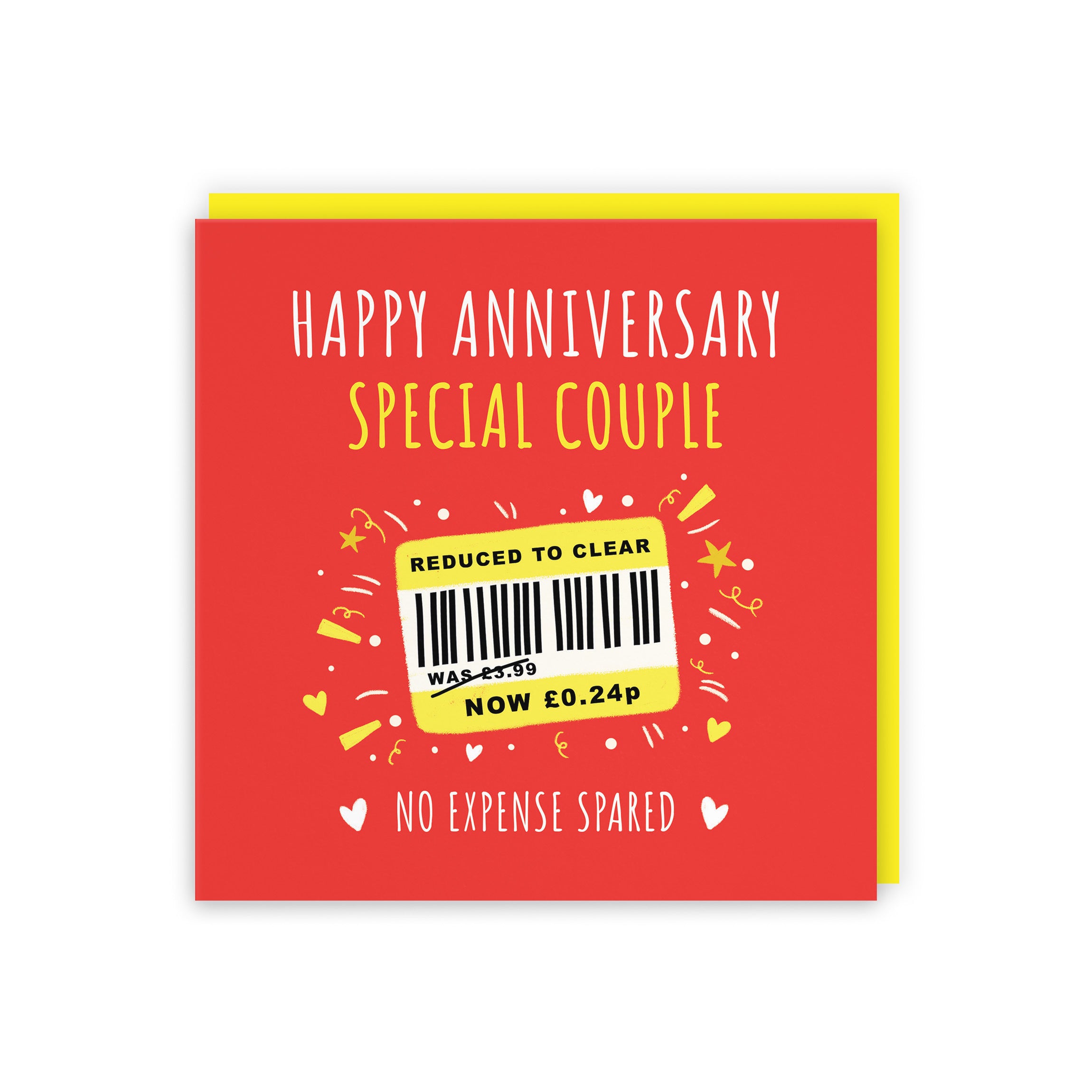 Couple Anniversary Card Reduced To Clear Moments - Default Title (BS00165)