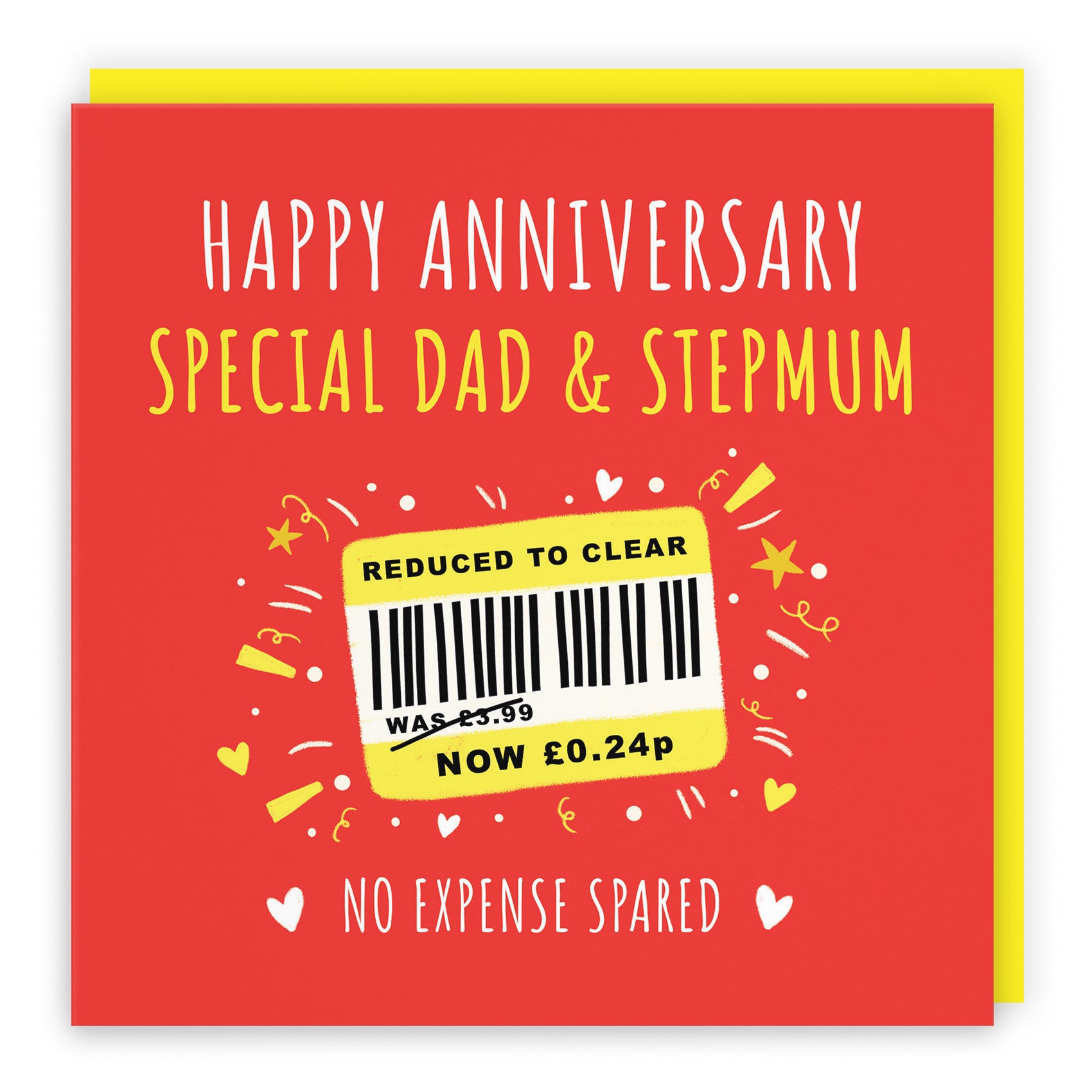 Dad And Stepmum Anniversary Card Reduced To Clear Moments - Default Title (BS00166)