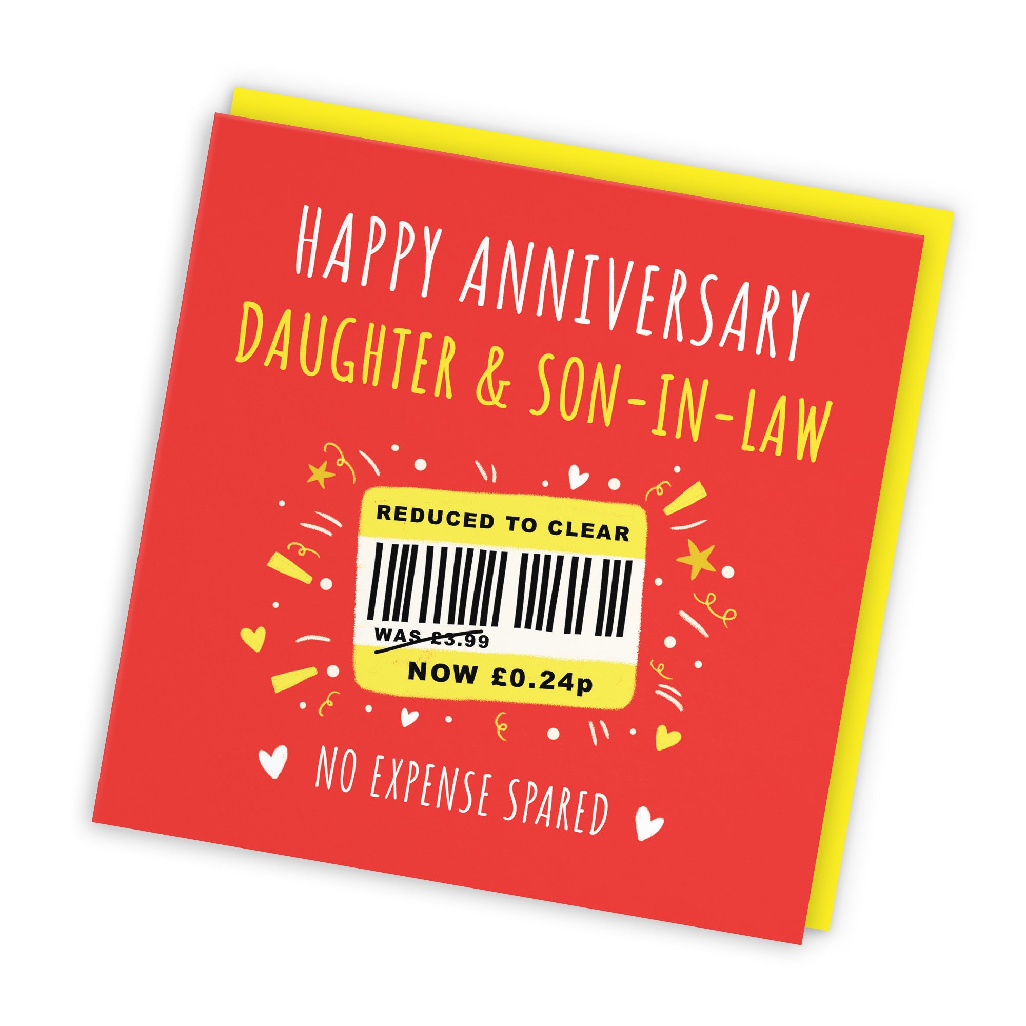 Daughter And Son-in-Law Anniversary Card Reduced To Clear Moments - Default Title (BS00167)