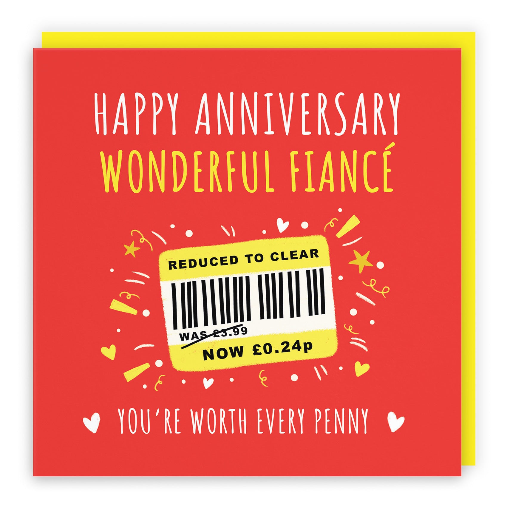 Fiancé Anniversary Card Reduced To Clear Moments - Default Title (BS00168)